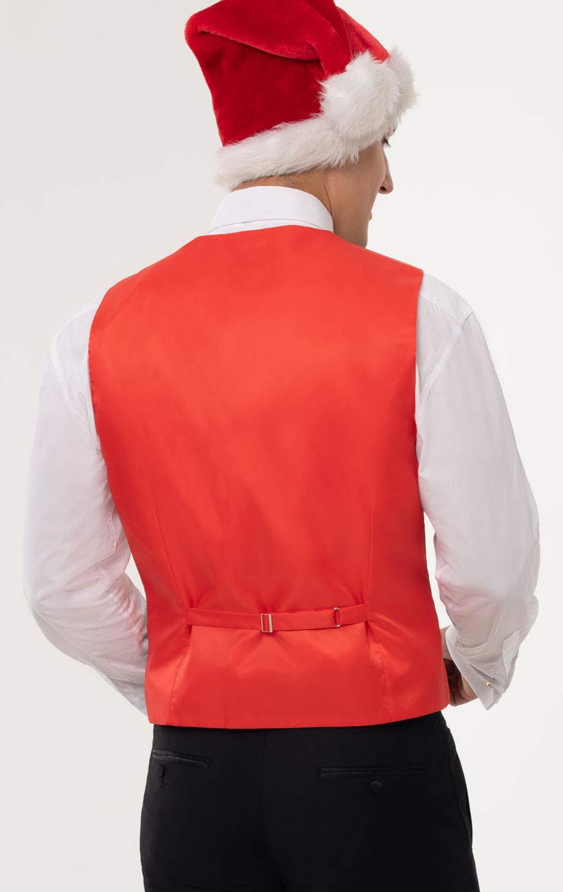 Men's Fun Christmas Vest with Advent Calendar Print - Colorful Holiday Party Outfit for Ugly Sweater Contest & Festive Gatherings