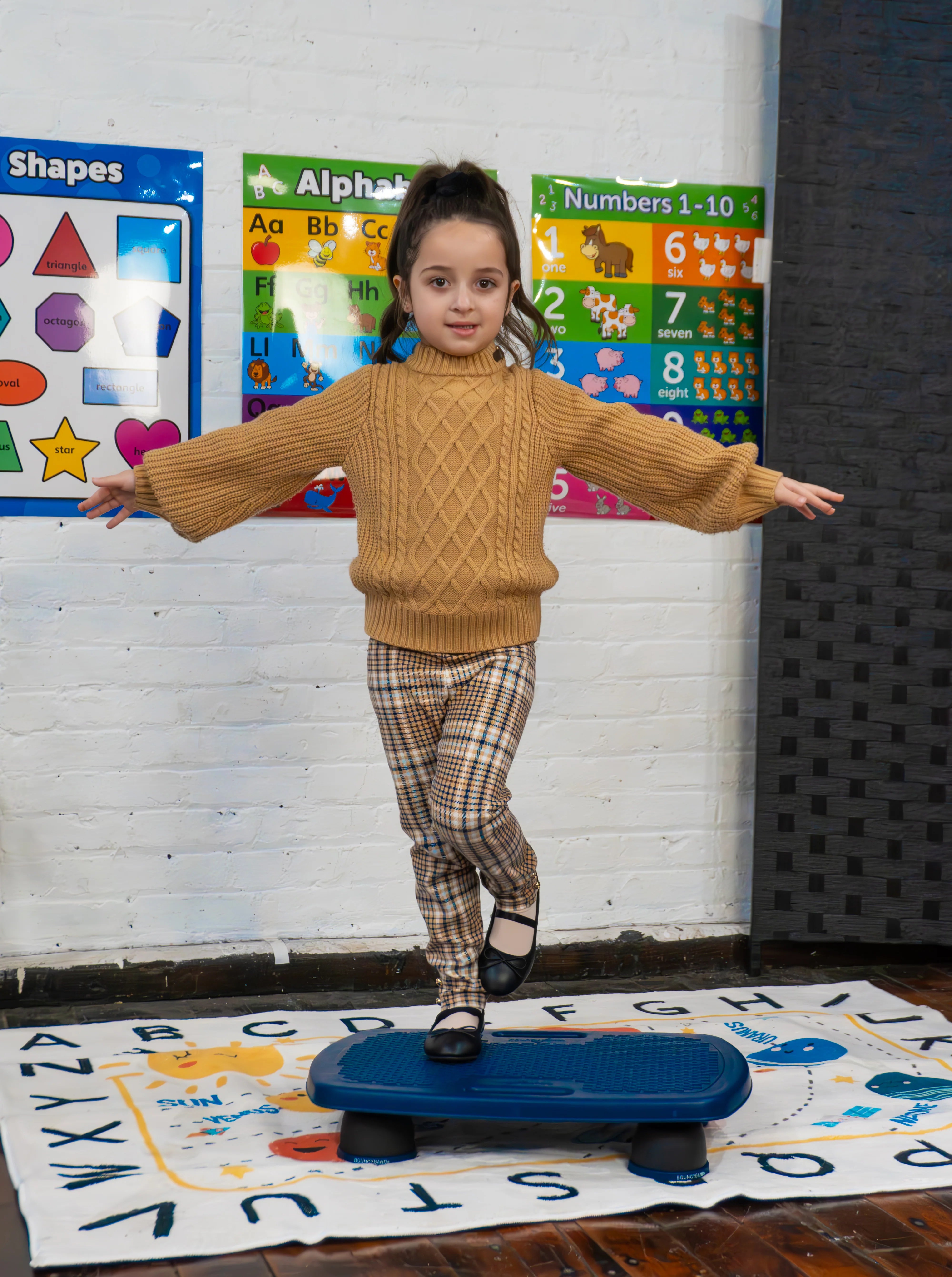 Bouncyband® Bouncy Board - Sensory Balance Board for Kids & Adults - Improve Focus & Movement - Perfect for Home, Classroom & Office Use