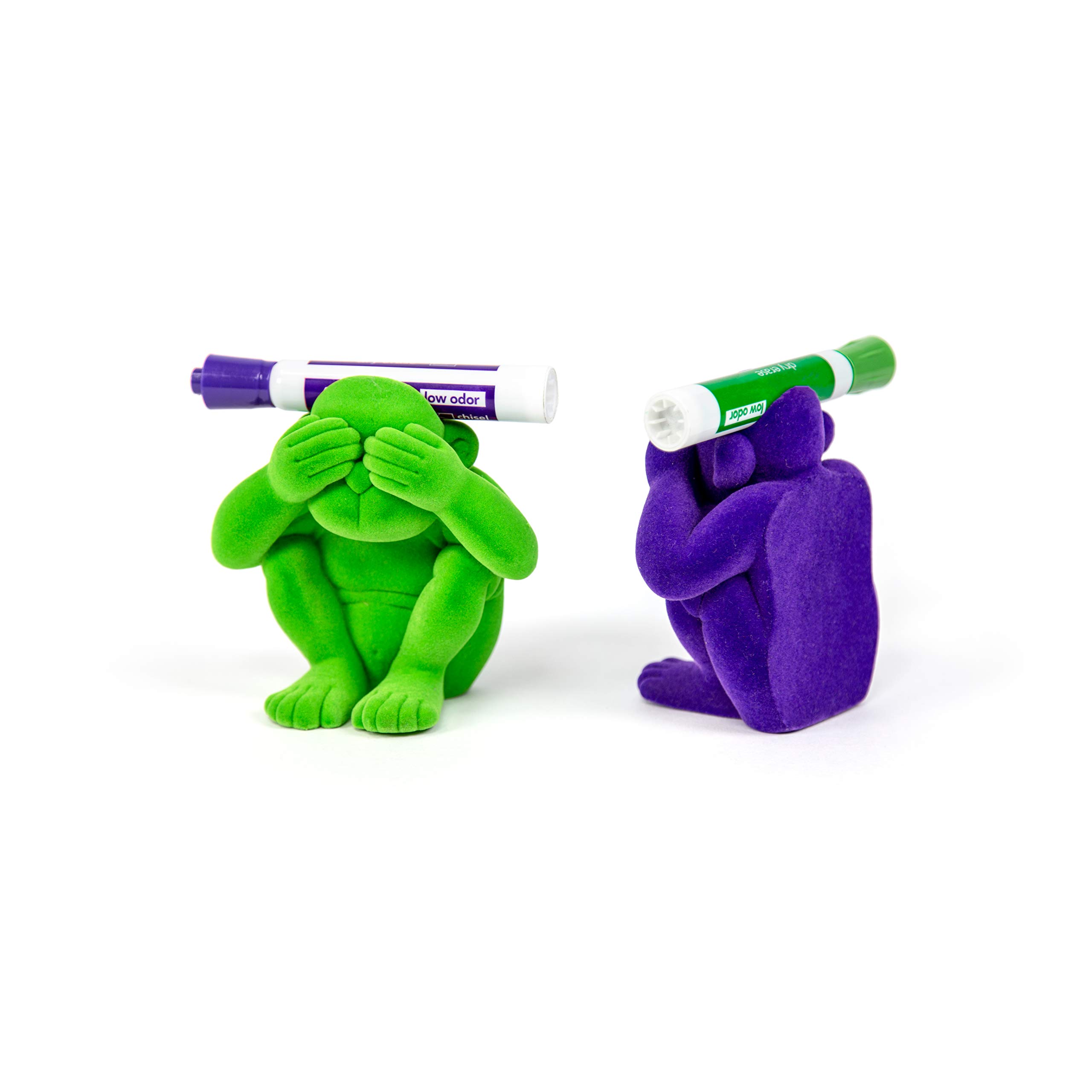 Premium Whiteboard Eraser - Cute Monkey Design for Office, Classroom & Home Use - Dust-Free Cleaning for Dry Erase Boards & Glass Boards