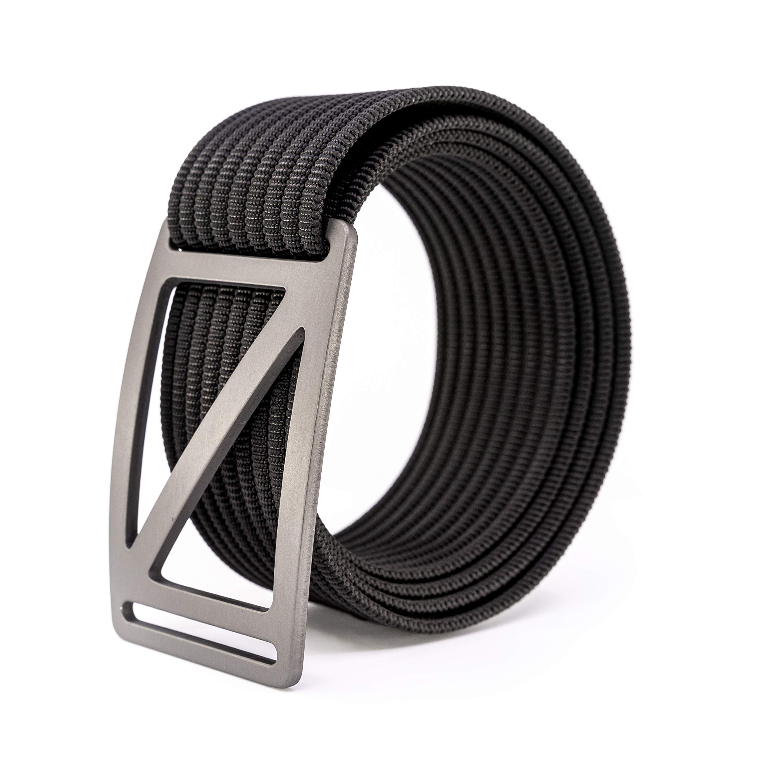 GRIP6 Ultralight Slope Belt: Durable No-Hole Nylon Tactical Belt with T6061 Aluminum Buckle for Men & Women – Perfect for Work, Golf, Casual, Outdoor, Hiking & Travel