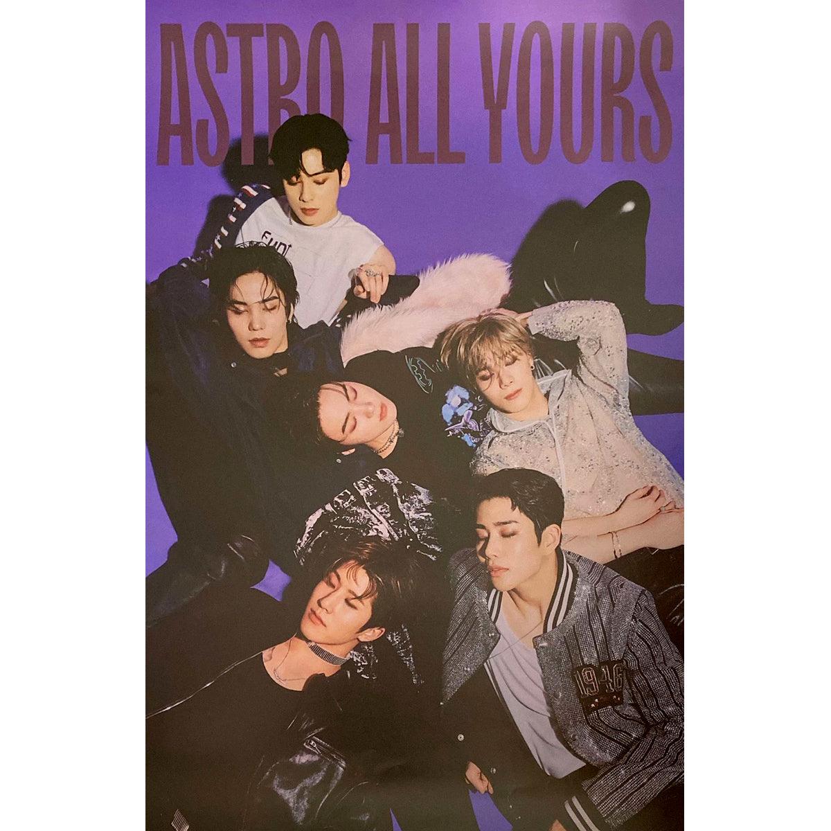 ASTRO 2ND ALBUM 'ALL YOURS' Official K-POP Poster - Perfect for Room Decor, Fan Collection & K-POP Merchandise Gifts