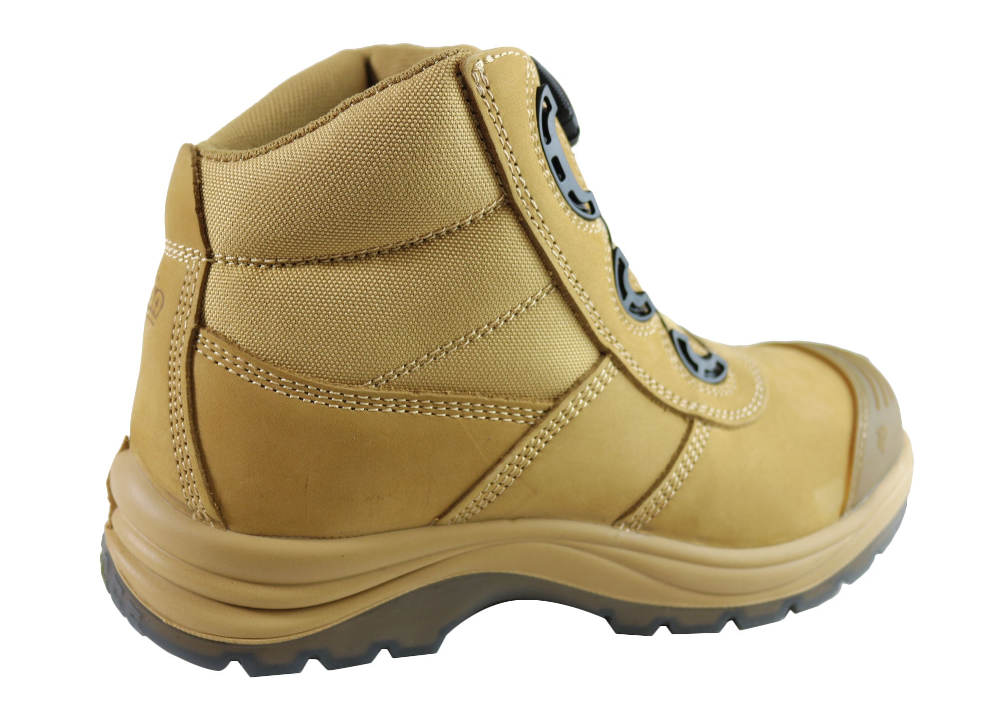 KingGee Tradie Boa Men's Steel Toe Cap Work Boots - Durable Safety Shoes for Construction, Warehouse & Outdoor Work | Slip Resistant & Comfortable for Long Shifts