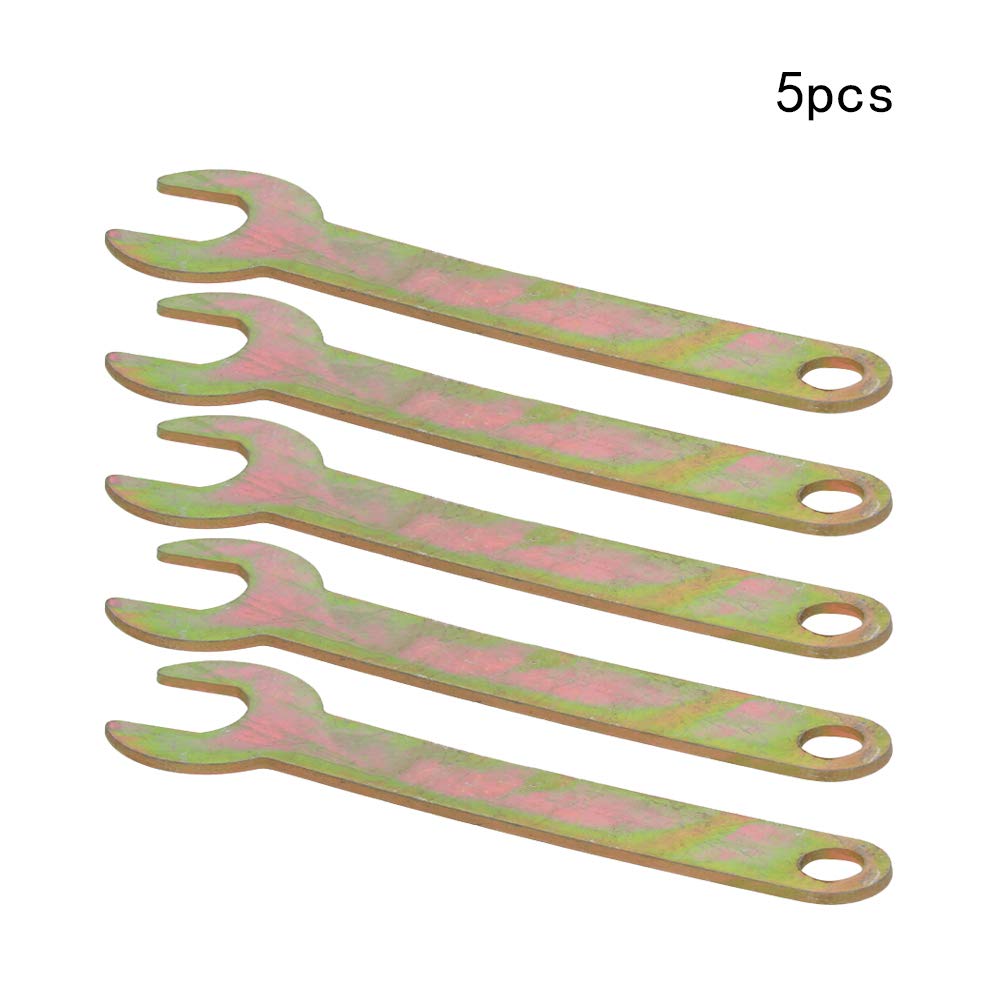 Utoolmart 5Pcs 1.8-inch Angle Grinder Spanner Wrench Set - Durable Bronze Repair Tool for Grinder Maintenance & DIY Projects - Perfect for Metalworking, Woodworking, and Home Improvement Tasks