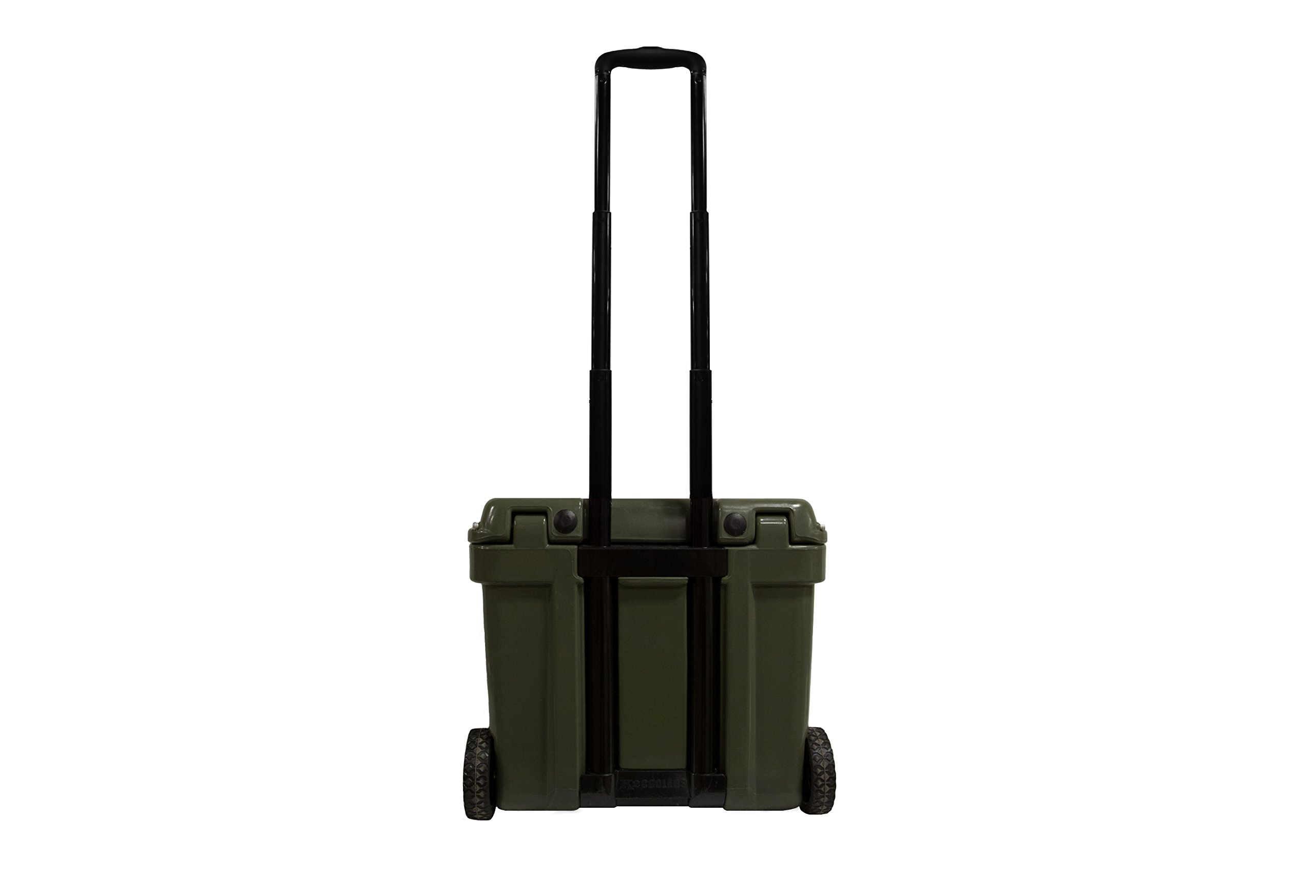 K2 Coolers Summit Wheeled 30 Cooler - Heavy Duty Rolling Cooler for Camping, Beach, Tailgating & Outdoor Adventures - 30 Quart Insulated Cooler with Wheels