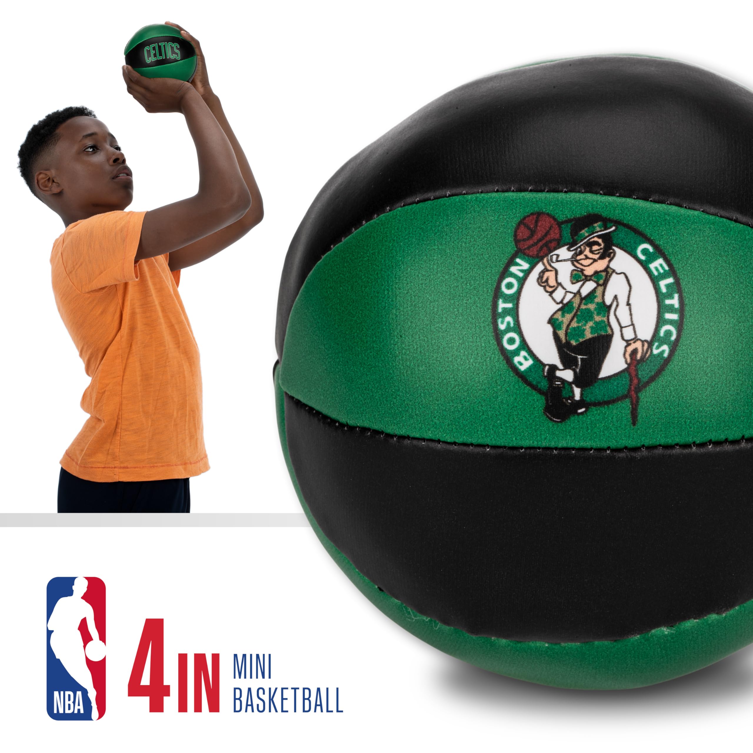 Franklin Sports NBA Mini Basketballs - 2 Pack Soft Toy Balls for Kids Indoor Play & Door Hoops