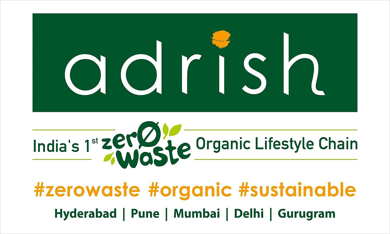 Adrish ZeroWaste Organic Shikakai Powder 100g - Natural Hair Care for Shine & Growth | Perfect for DIY Hair Masks & Ayurvedic Treatments