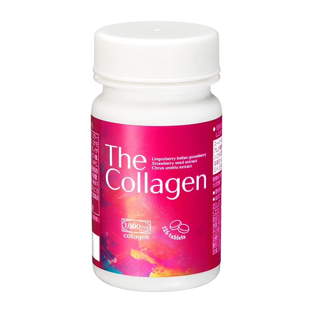 Shiseido The Collagen Supplement - 126 Tablets for Skin Hydration & Anti-Aging | Daily Beauty Routine, Post-Workout Recovery & Women's Wellness Support