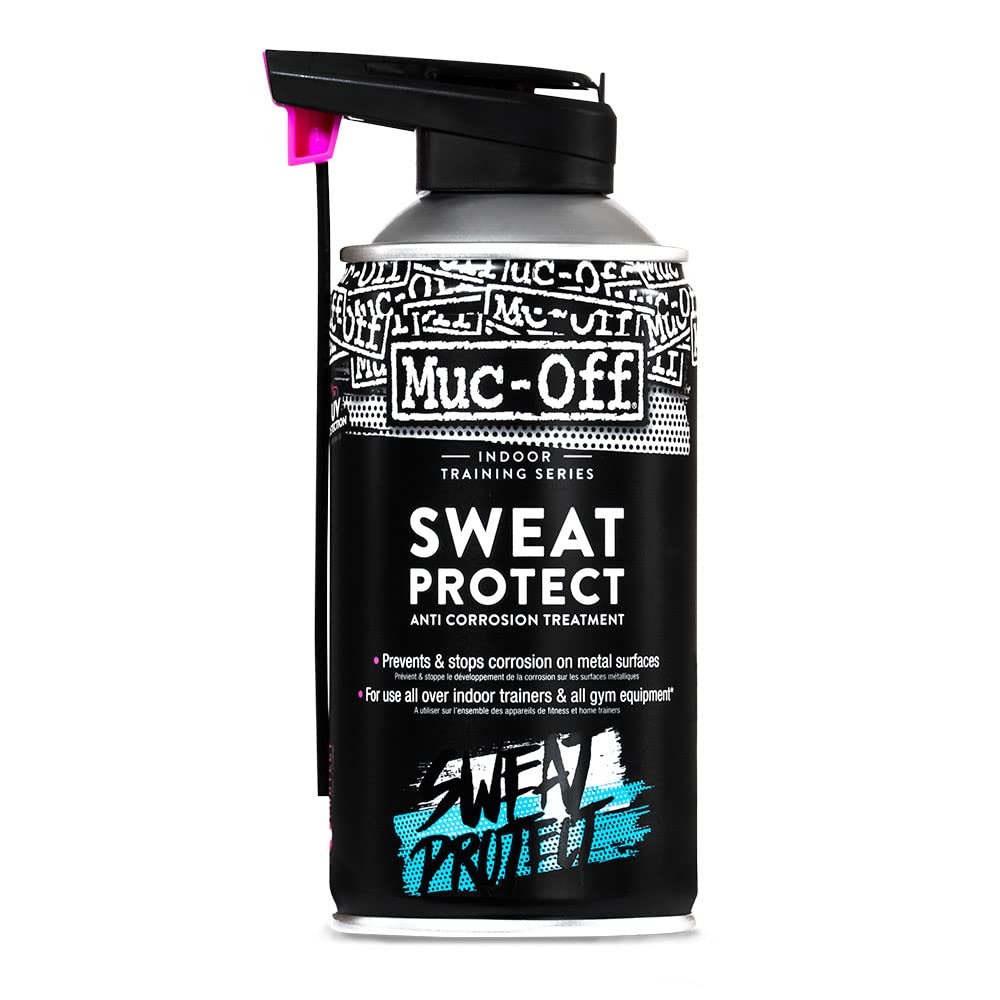 Muc-Off Sweat Protect Anti-Corrosion Spray - 10 fl oz Rust & Sweat Protection for Indoor Bike Trainers, Exercise Bikes & Home Gym Equipment | Prevent Corrosion from Workout Sweat on Fitness Machines