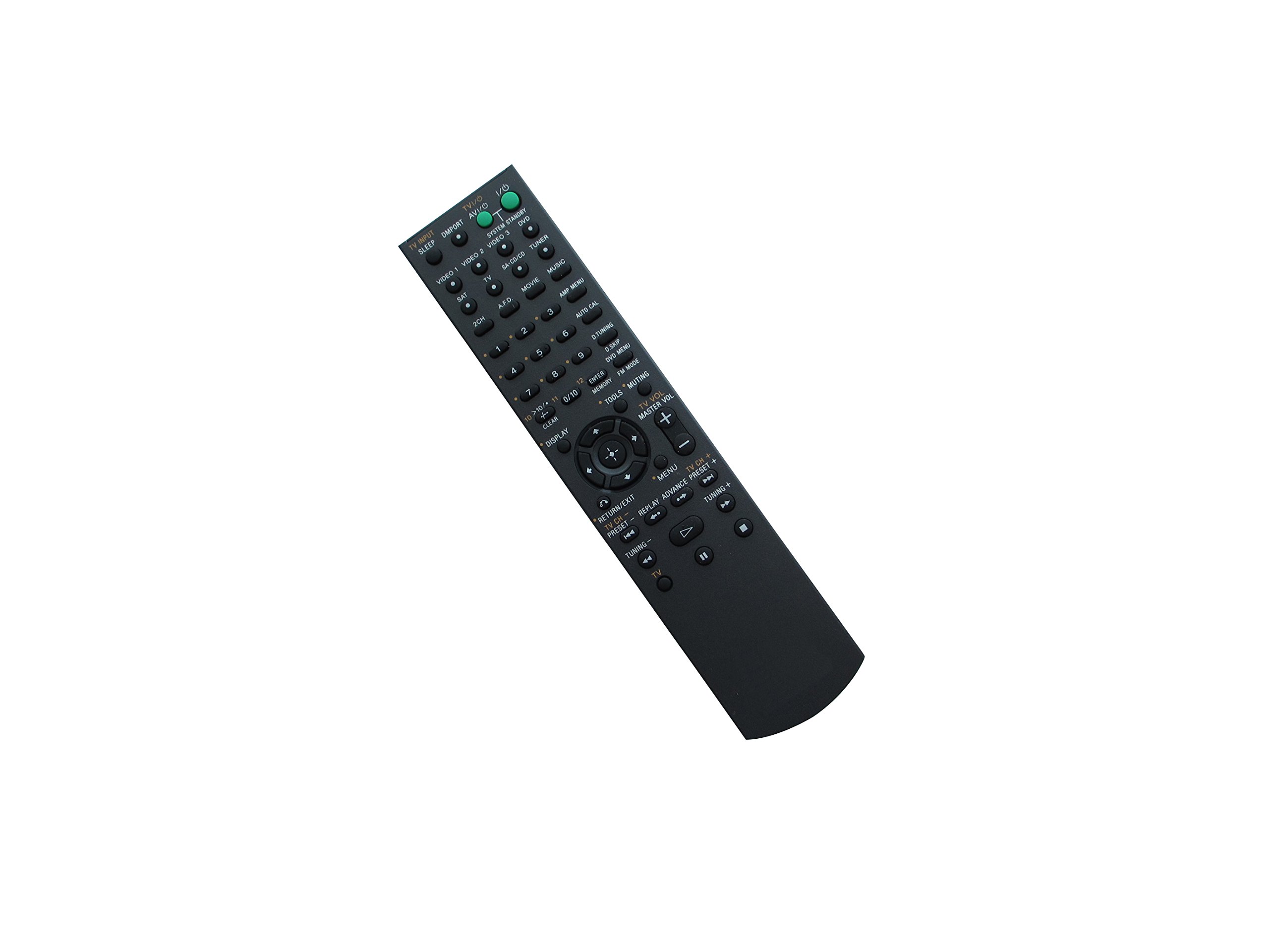 Universal Replacement Remote Control for Sony STR-KG700 STR-KS2300 STK-KG700 STR-KM5000 STR-DV10 STR-DH700 148009931 148009911 RM-AAU021 AV A/V DVD Receiver - Compatible with Home Theater Systems & Entertainment Centers