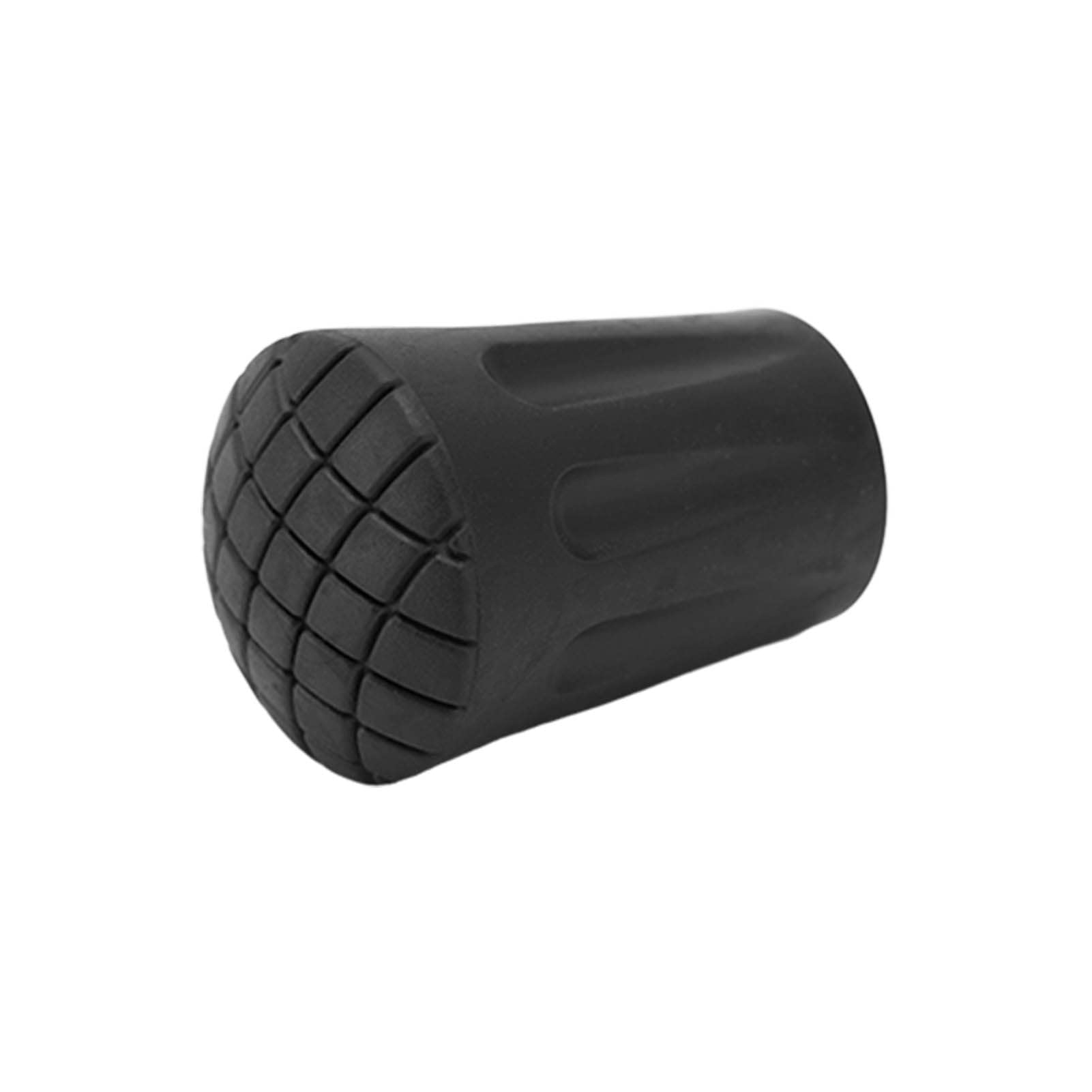 Non-Slip Rubber Walking Cane Tips - 10pcs Universal 11mm Hole Diameter Round Head Foot Covers for Hiking, Trekking & Elderly Support - Prevent Falls on Ice, Snow & Wet Surfaces
