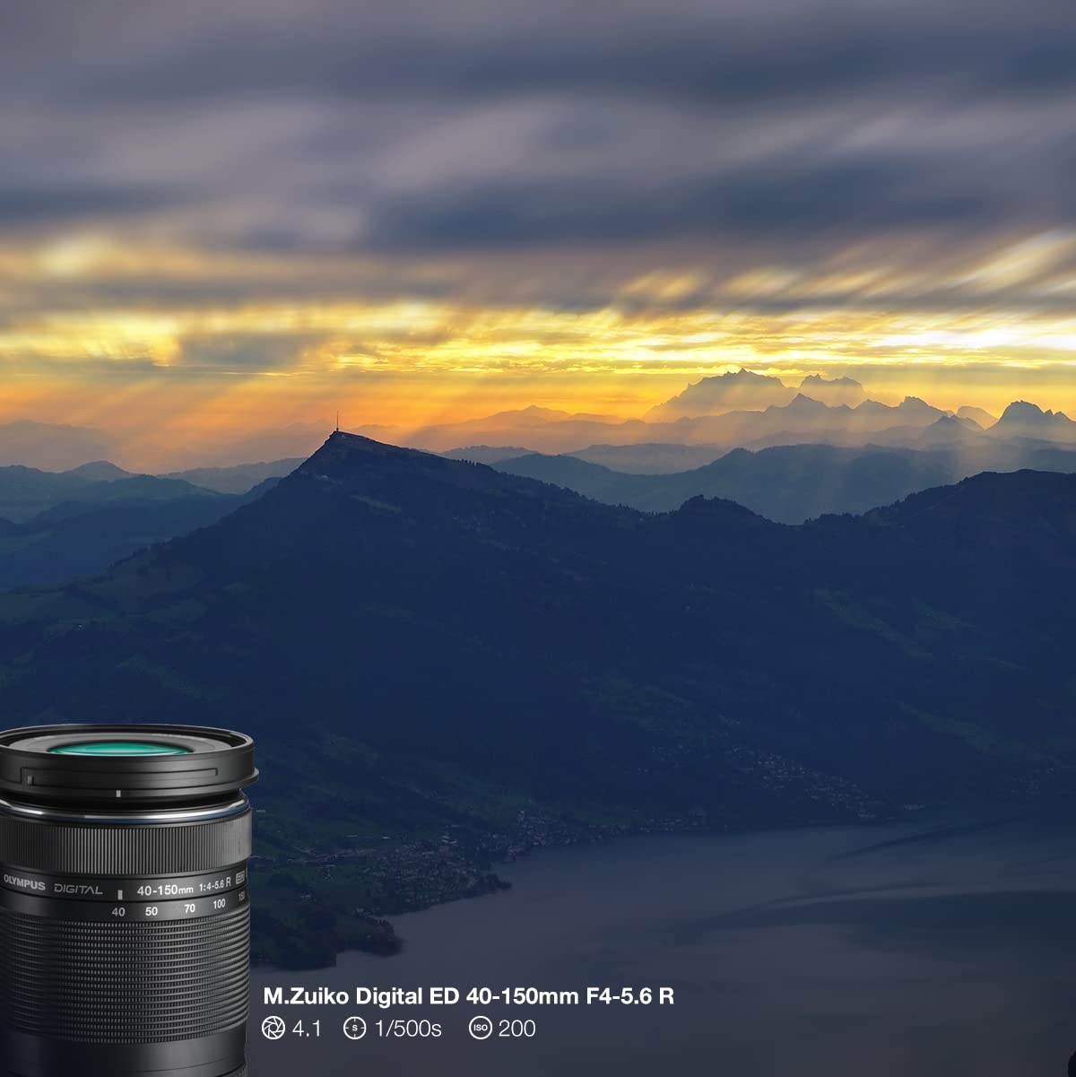 Olympus M.Zuiko Digital ED 40-150mm F4-5.6 Telephoto Zoom Lens for Micro Four Thirds Cameras - Compatible with OM-D, PEN & Panasonic G Series (Black) | Perfect for Travel, Wildlife & Sports Photography