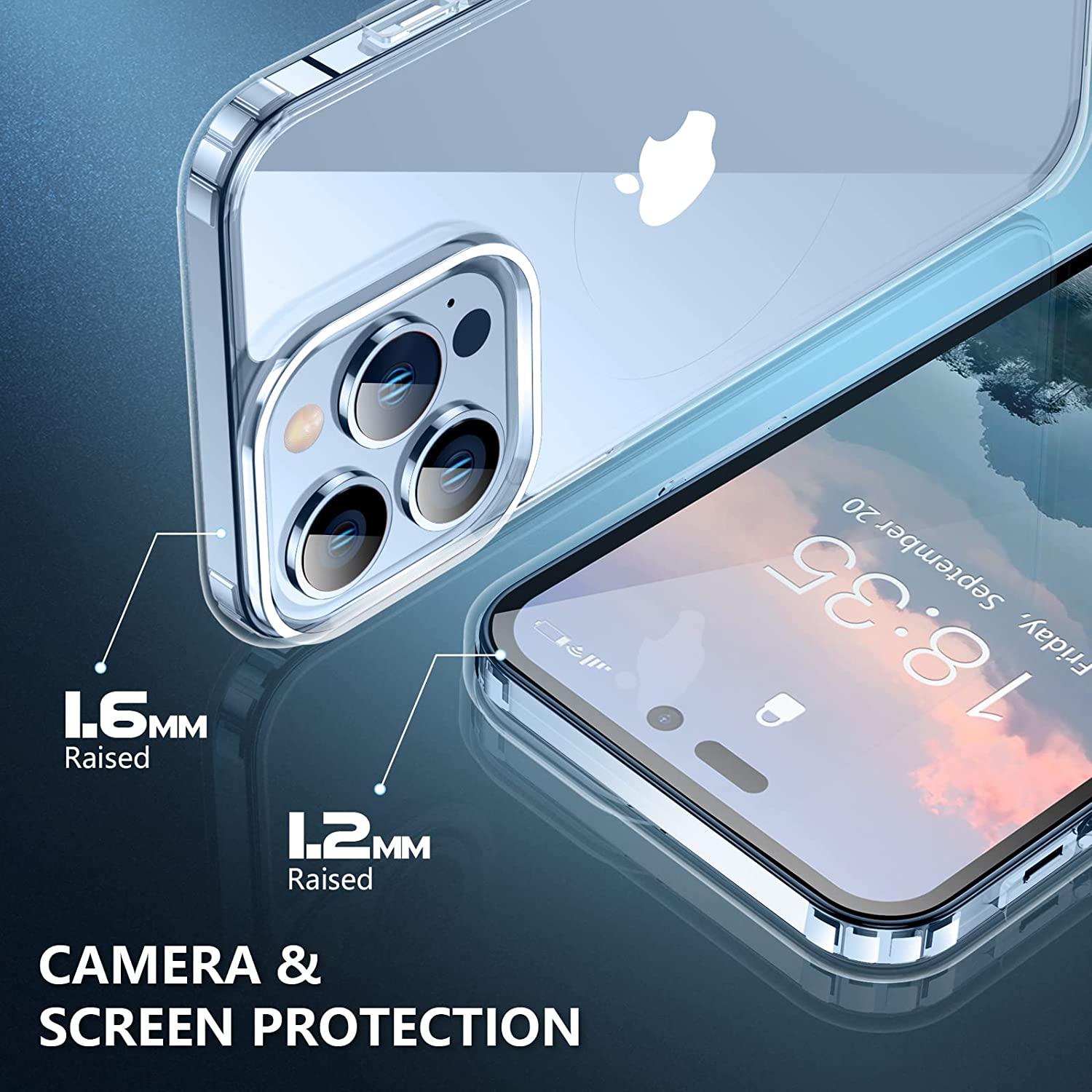 iPhone 14 Pro Max Case - Ultra Slim & Shockproof Protective Cover with Military-Grade Drop Protection | Perfect for Daily Use, Travel & Outdoor Activities