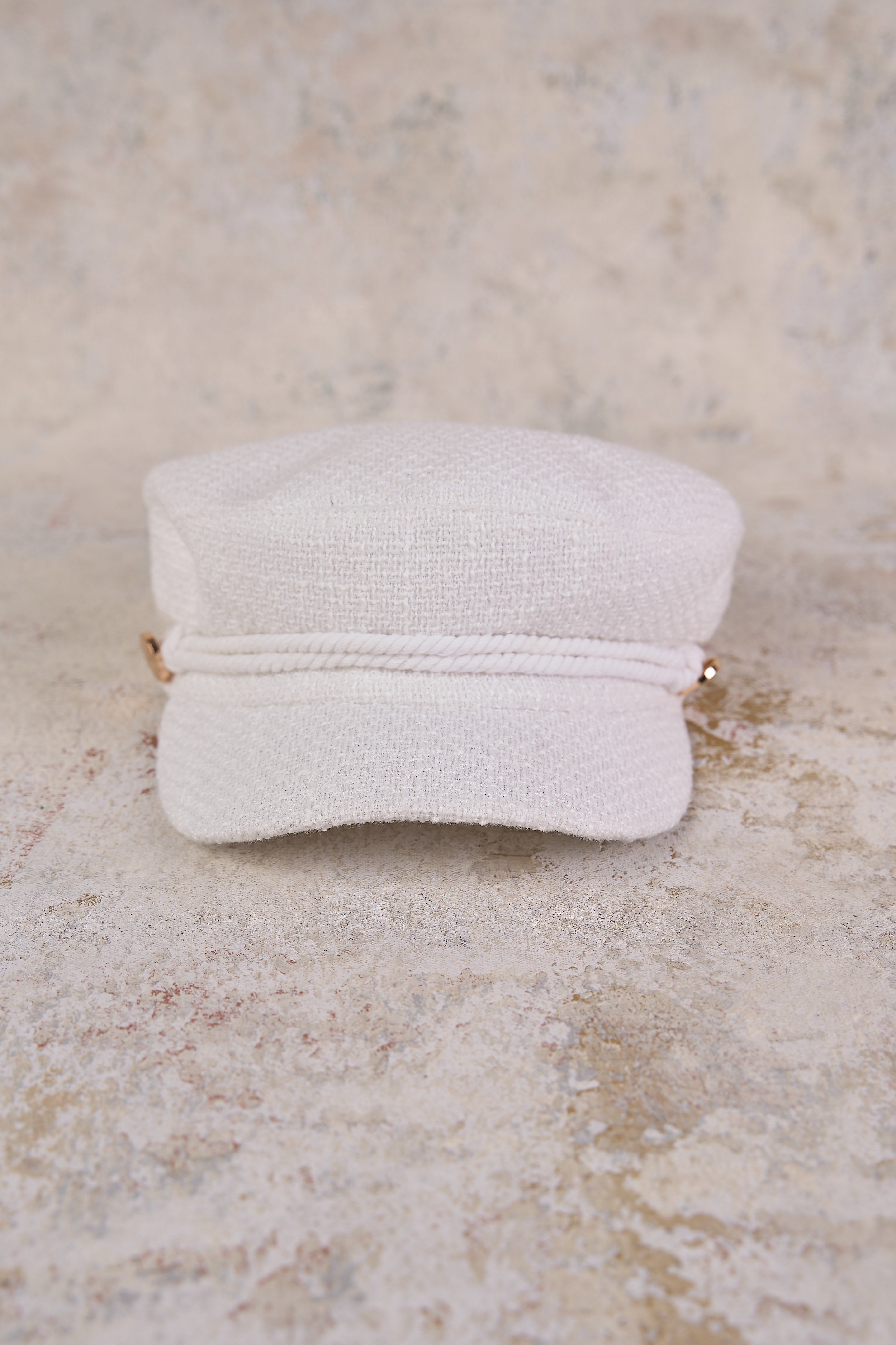Rosalie Bakerboy Hat - Stylish Wide Brim Wool Fedora for Women - White (Perfect for Outdoor Events, Weddings & Fashion Photoshoots)