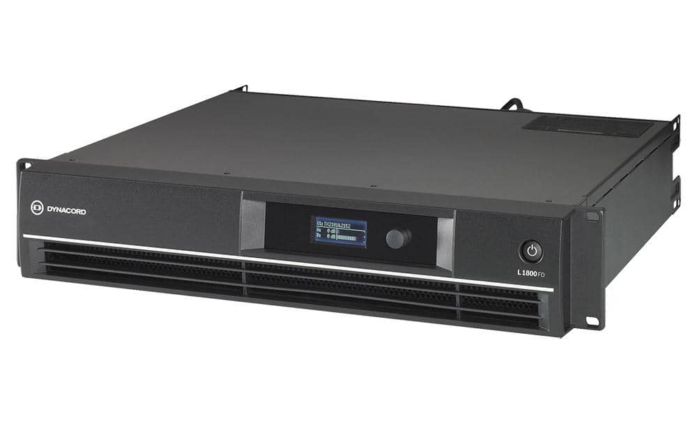 Dynacord L1800 Professional Power Amplifier - High-Performance Audio for Live Sound, DJ, and Studio Applications