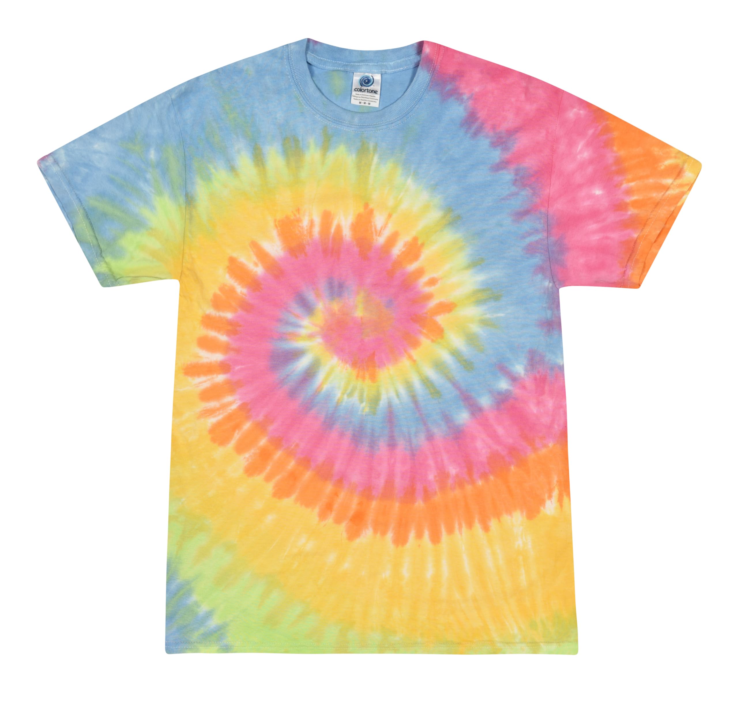 Vibrant Colortone Tie Dye T-Shirts for Men & Women | Soft Unisex Short Sleeve Tees | Perfect for Summer Festivals, Beach Outings & Casual Wear