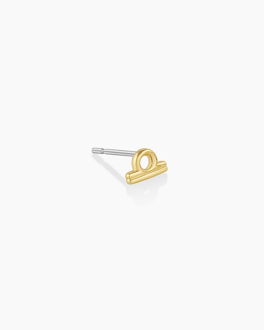 Zodiac Single Stud Earrings - Gold Plated Zodiac Sign Jewelry for Women - Perfect for Daily Wear, Gifts & Special Occasions