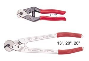 Hit Tools 22-WRC13 13-Inch Heavy Duty Wire Rope Cutter with Ergonomic Aluminum Handle - Professional Cutting Tool for Industrial, Marine & Construction Use - Sold by Ucostore
