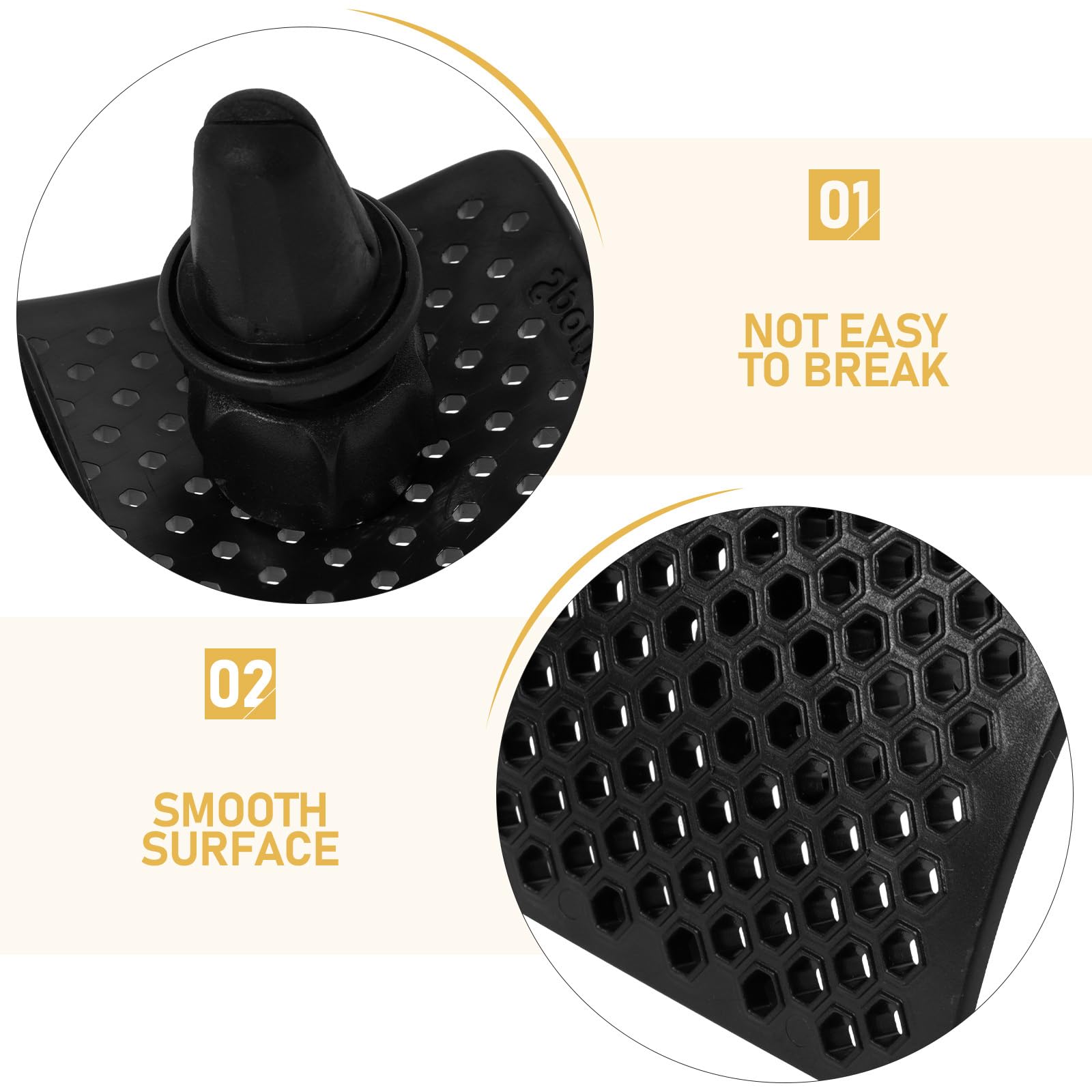 HEALLILY Car AC Vent Deflector - Windshield Wind Diverter & Air Conditioner Baffle for Improved Airflow - Perfect for Summer Driving & Long Road Trips