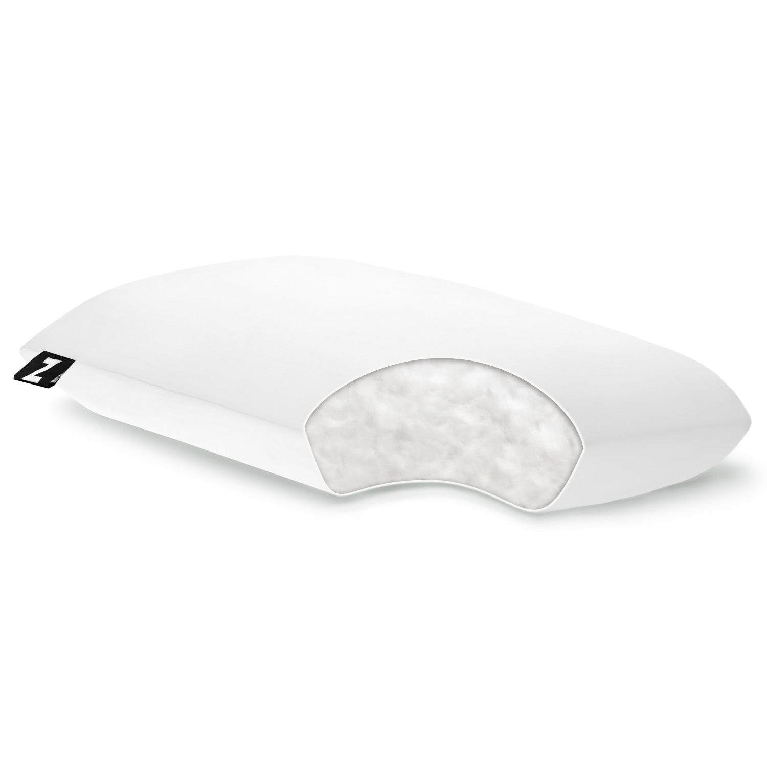 Malouf Cooling Gel Memory Foam Pillow - Queen Size, Supportive & Breathable for Side, Back & Stomach Sleepers - Perfect for Hot Sleepers & Neck Pain Relief