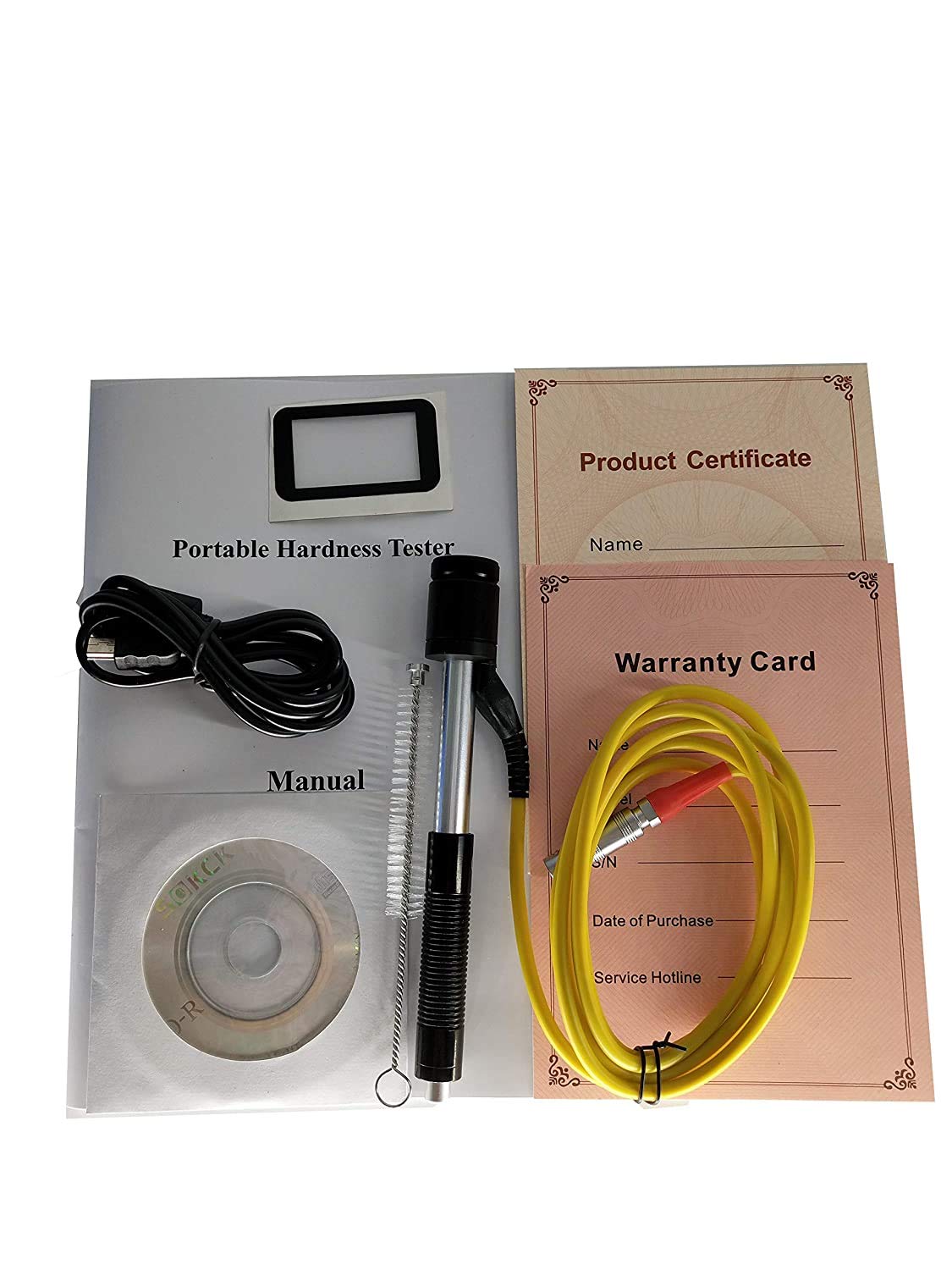 Leeb Hardness Tester - Portable Metal Hardness Gauge for Steel, Iron, Copper & Alloys | Digital Testing Device for Industrial & Workshop Use