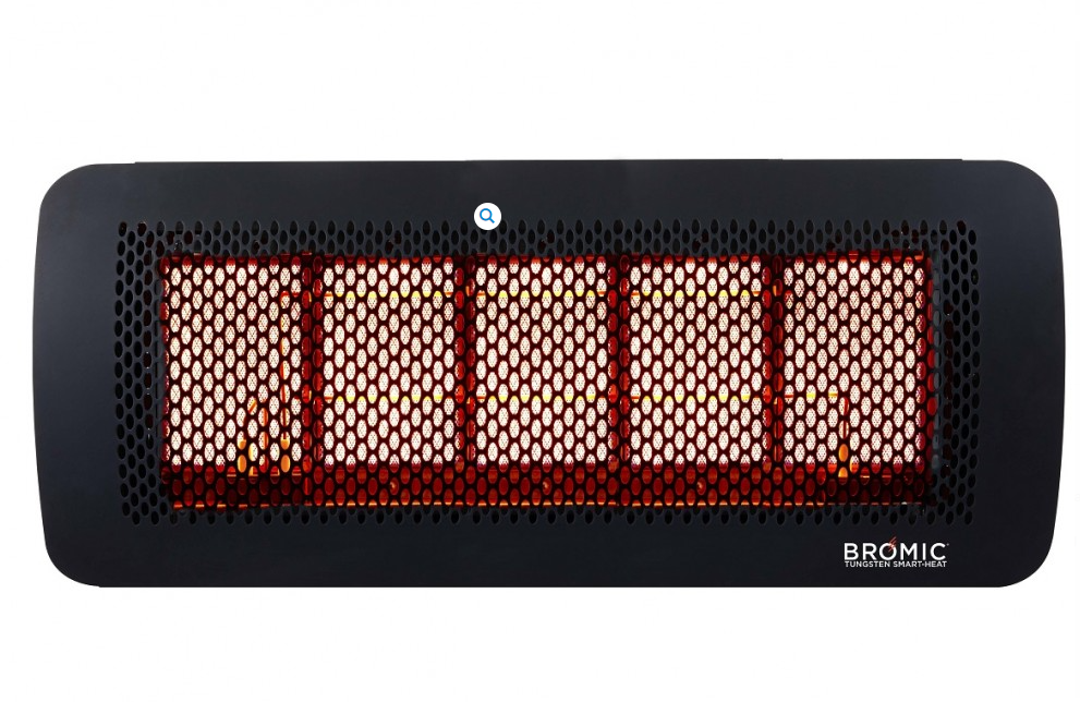 Bromic Tungsten 500 NG Outdoor Patio Heater - Commercial Grade Infrared Heating for Restaurants, Gardens & Poolside Areas