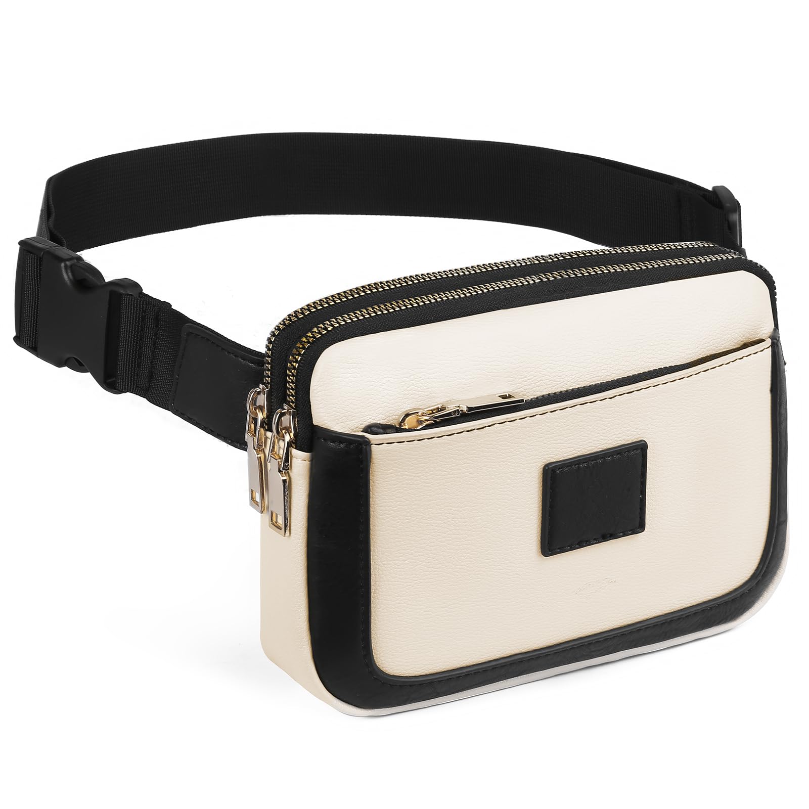 Women's Leather Fanny Pack - Adjustable Crossbody Waist Bag for Travel, Running & Everyday Use | Fashionable Belt Bum Bag with Strap