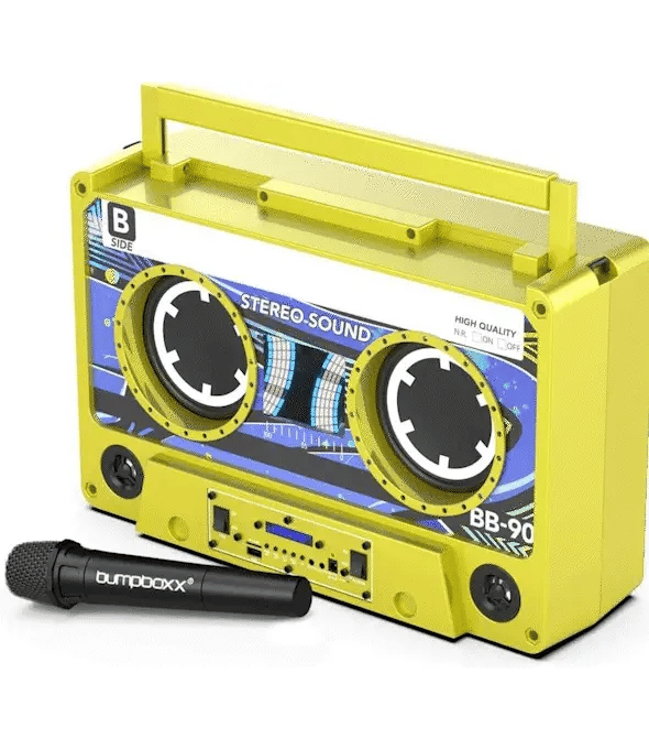 Bumpboxx Remixx Portable Bluetooth Boombox Speaker - Wireless Outdoor Party Speaker for Beach, Pool, Camping & Home Use