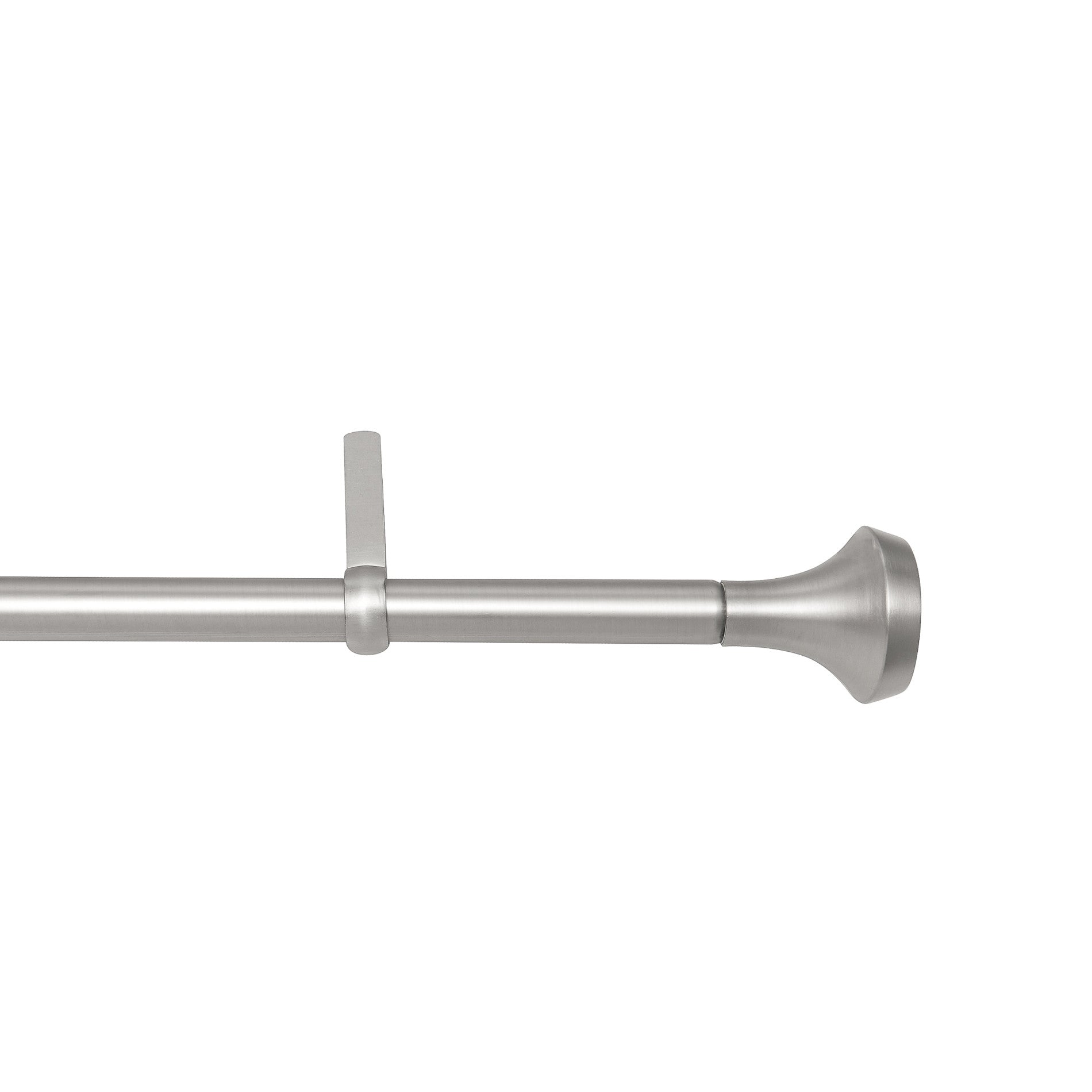 Ella Adjustable Curtain Rod - Heavy Duty Steel Drapery Rod for Windows - Perfect for Living Room, Bedroom & Home Decor