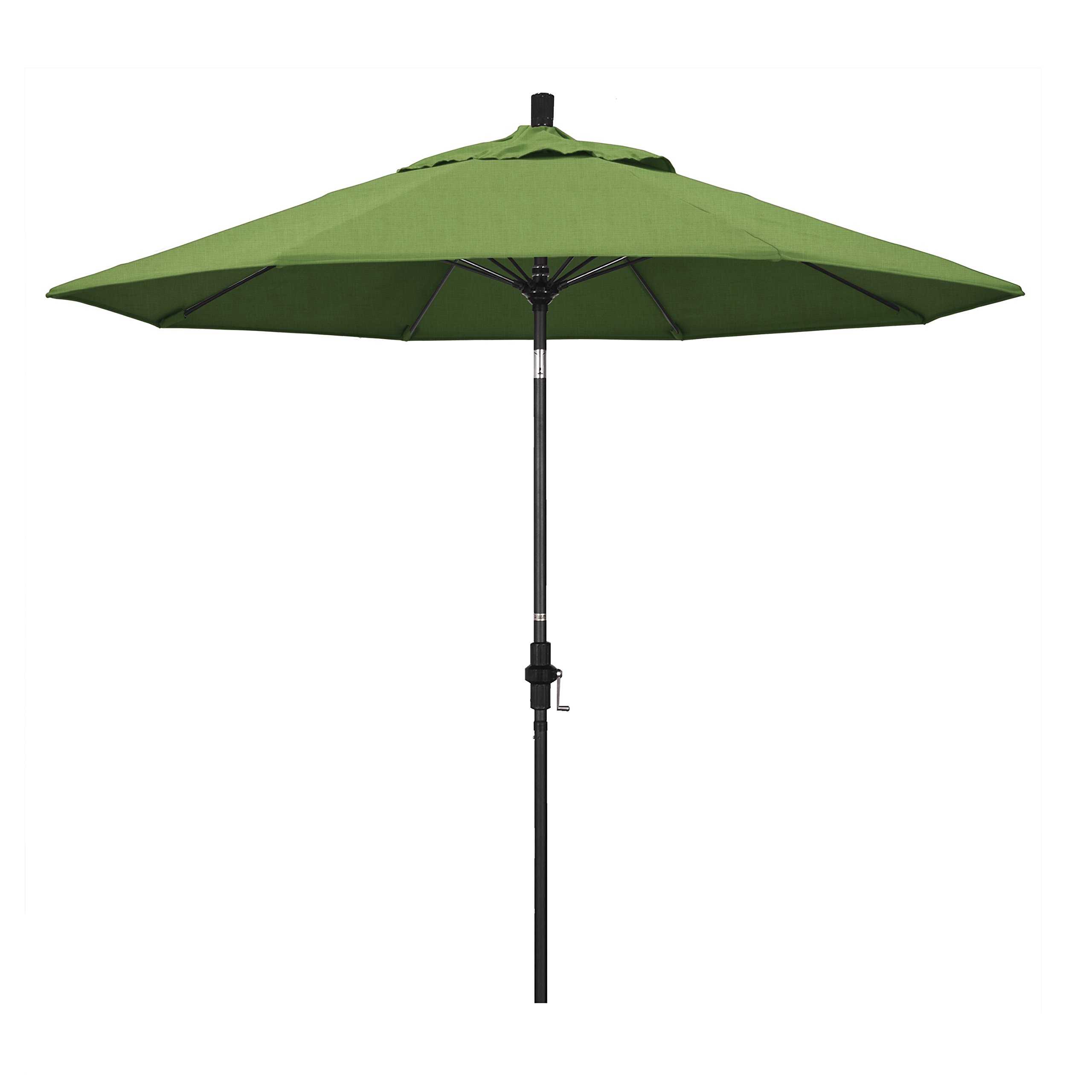 9' Round California Umbrella with Aluminum Pole & Fiberglass Ribs - Perfect for Patio, Garden, Poolside, and Outdoor Dining Areas