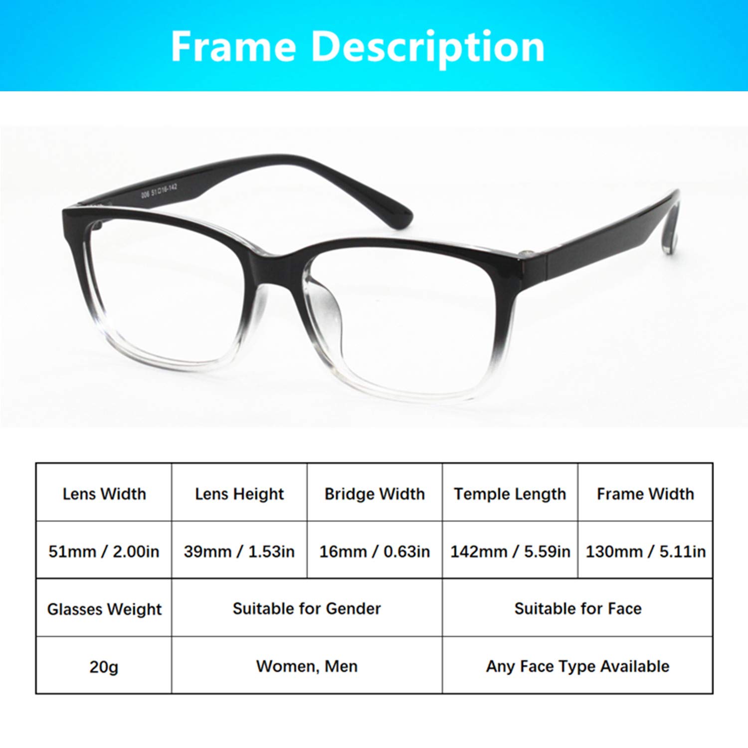 Blue Light Blocking Reading Glasses for Women & Men - Square Nerd Eyeglasses Frame with Anti-Glare Computer Readers - Perfect for Office Work, Gaming & Digital Screen Use