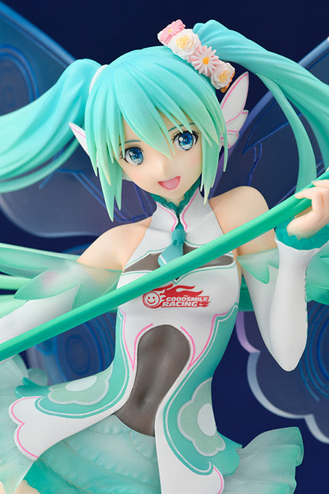 Good Smile Racing Miku 2017 Ver 1/1 Scale PVC Statue Figure by Amakuni - Anime Collectible for Display & Home Decoration
