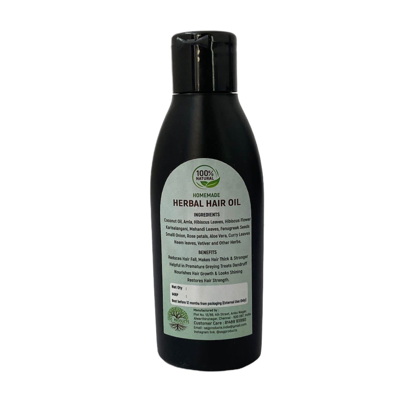 SSG PRODUCTS Herbal Hair Oil, Shikakai Powder & Bathing Powder Combo Pack (100ml + 100g + 100g) - 300g Total | Natural Ayurvedic Hair & Body Care Set for Healthy Hair Growth & Skin Cleansing | Perfect for Daily Hair Wash & Spa Treatment at Home