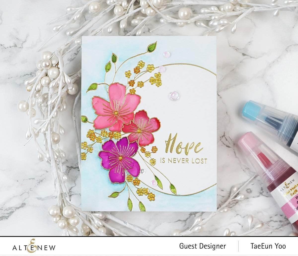 Everlasting Happiness Stamp Set - DIY Scrapbooking, Card Making, and Crafting Supplies for Creative Projects
