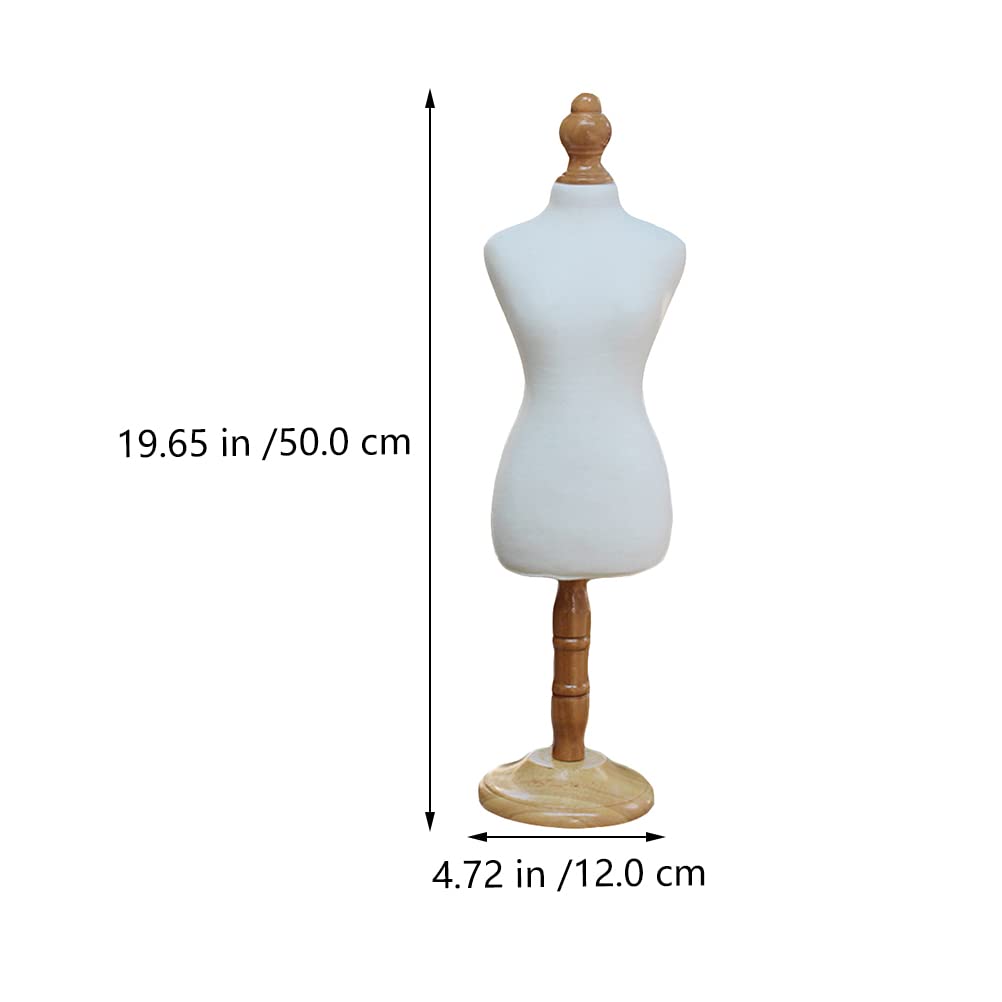 Balacoo Mini Wooden Clothes Hanger for Pets - Adjustable Pet Dress Mannequin & Doll Clothing Display Hanger | Perfect for Pet Fashion Shows, Photography & Wardrobe Organization