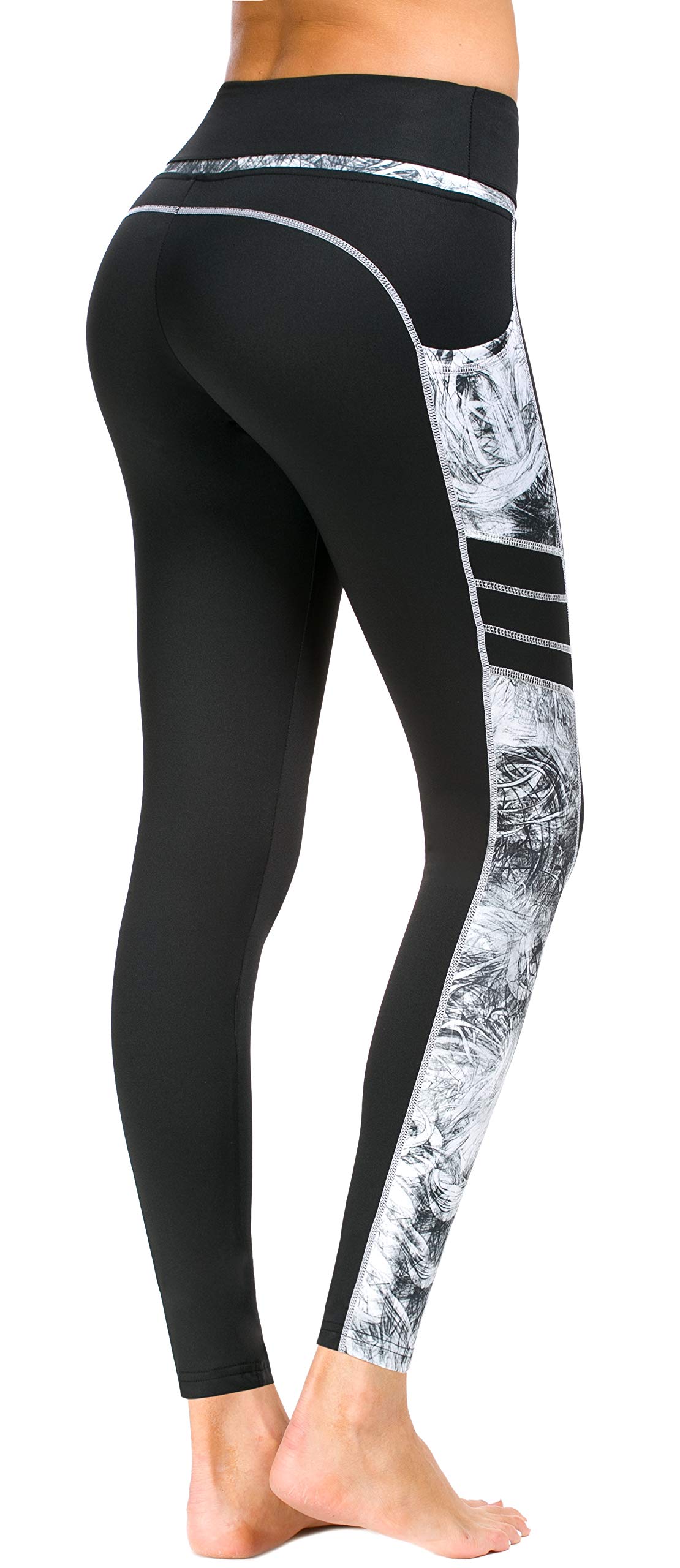 Munvot Women's High Waisted Yoga Pants with Tummy Control - Workout Leggings for Running, Gym & Lounge - Comfortable Athletic Pants for Women