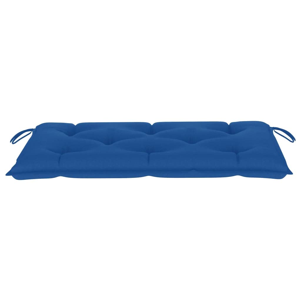 CHARMMA 39.4x19.7x2.8 Inch Blue Garden Bench Cushion - Waterproof Outdoor Patio Furniture Seat Pad (1.3KG) for Deck, Porch & Backyard Relaxation