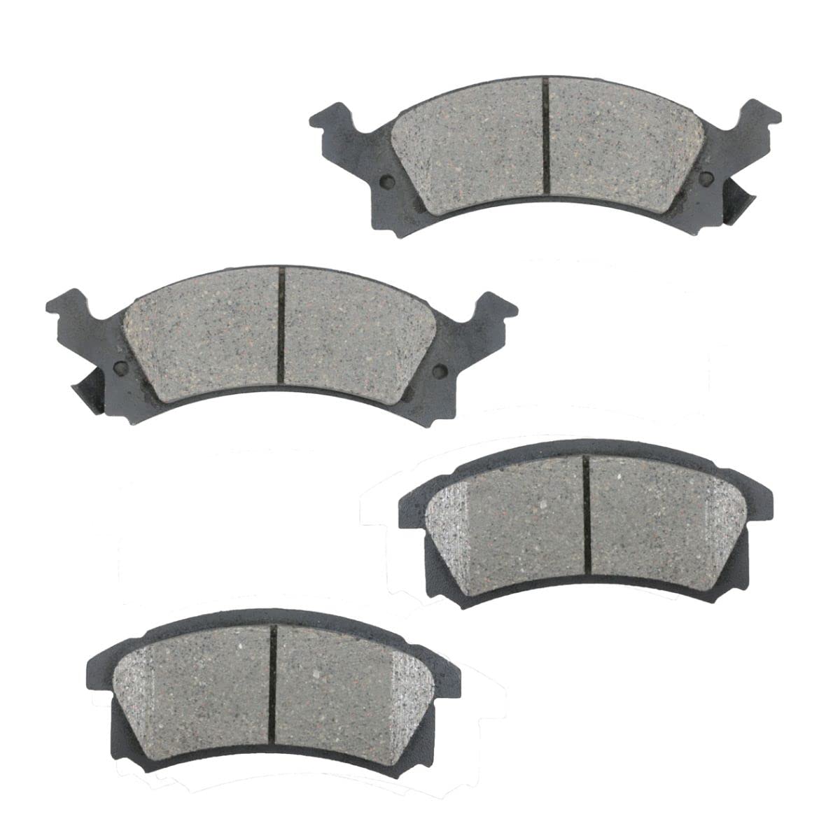 High-Performance Ceramic Brake Pad Set Kit - Front for Buick, Chevy, Oldsmobile, Pontiac | Smooth Stopping Power for City Driving & Highway Commutes