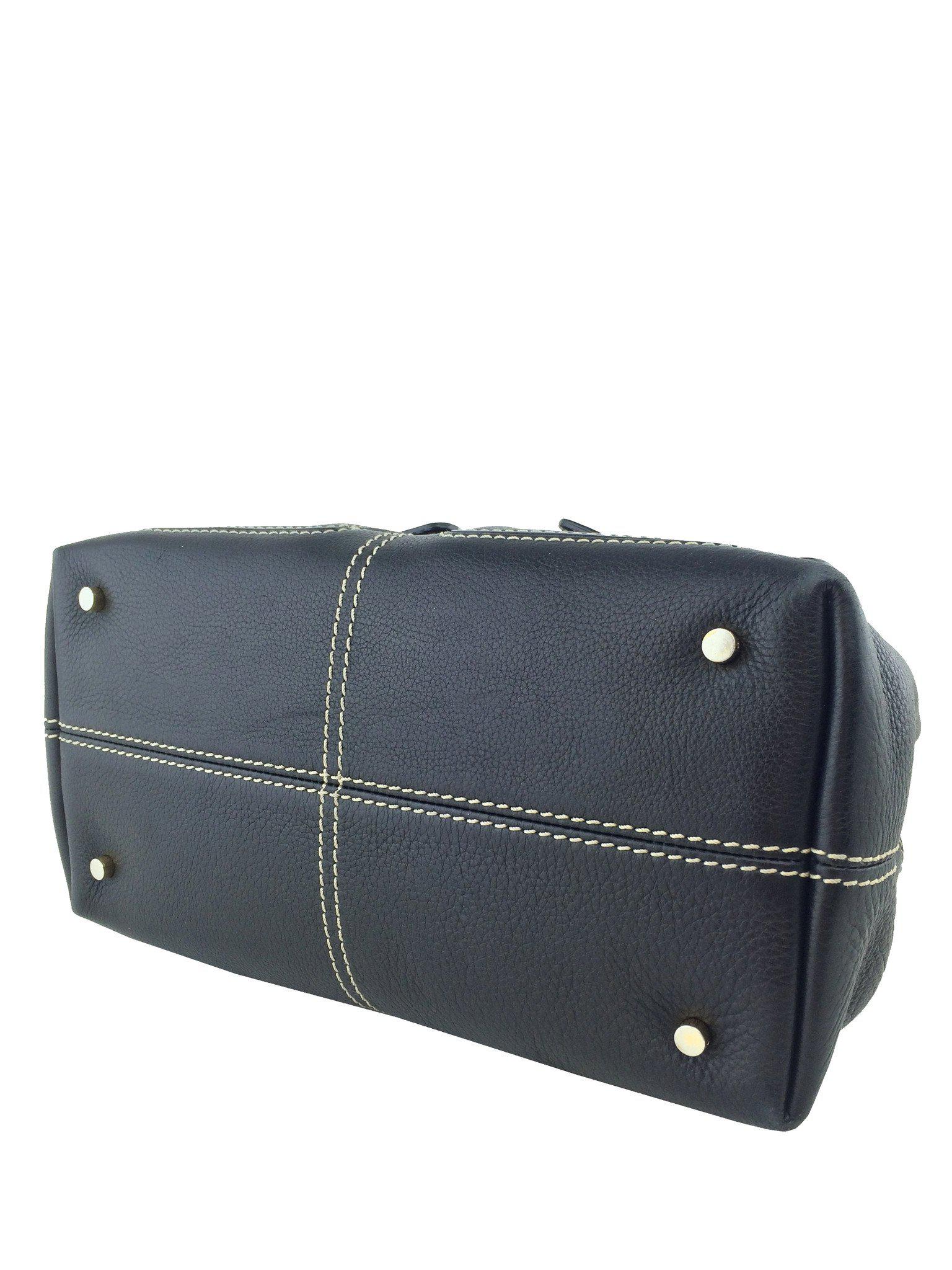 Loro Piana Odessa Genuine Leather Crossbody Bag with Front Pocket - Perfect for Work, Travel & Everyday Use