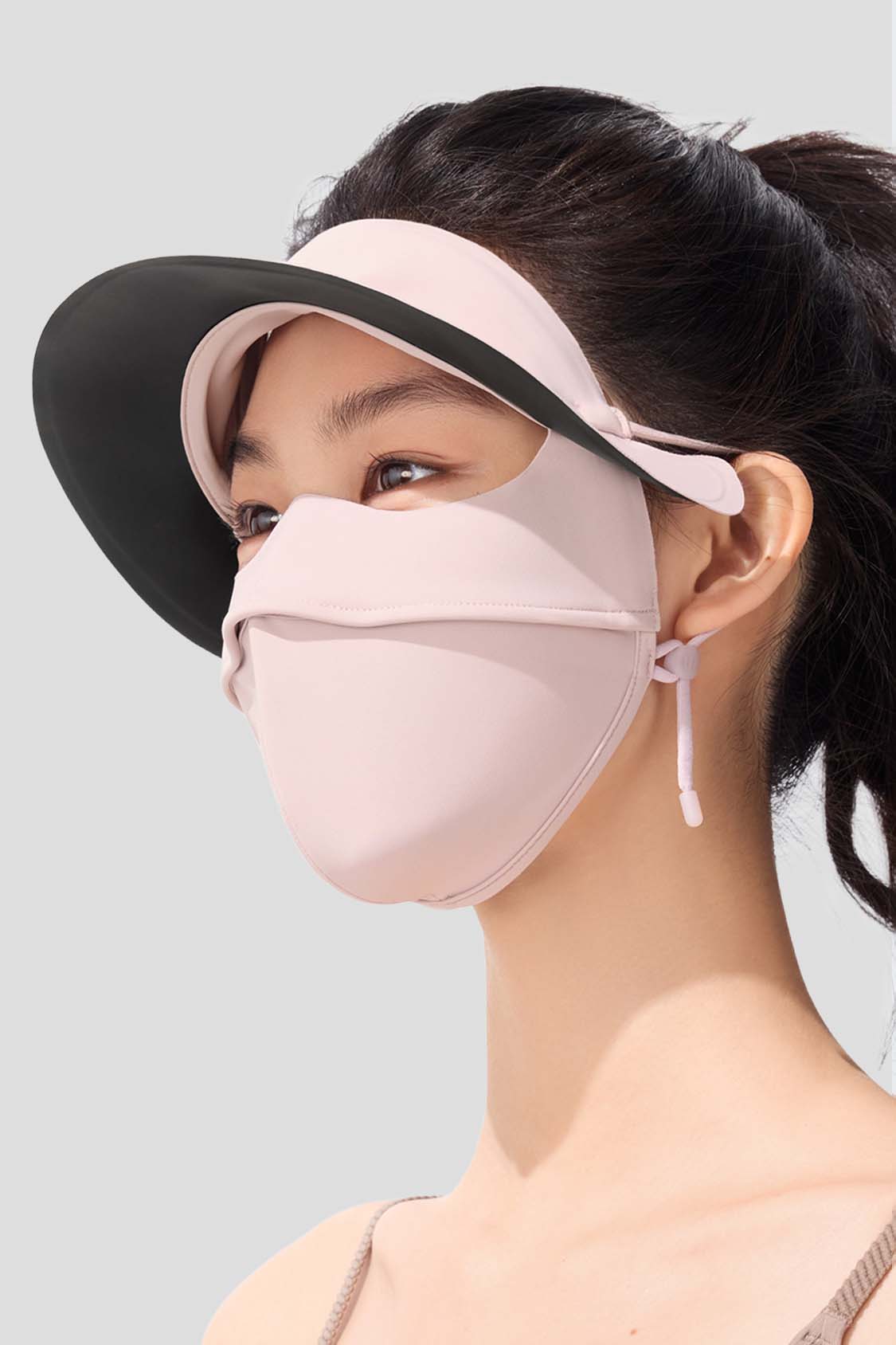 DermaCare UPF50+ Full Face Sun Protection Mask - Advanced UV Blocking for Outdoor Activities, Hiking, and Beach Trips