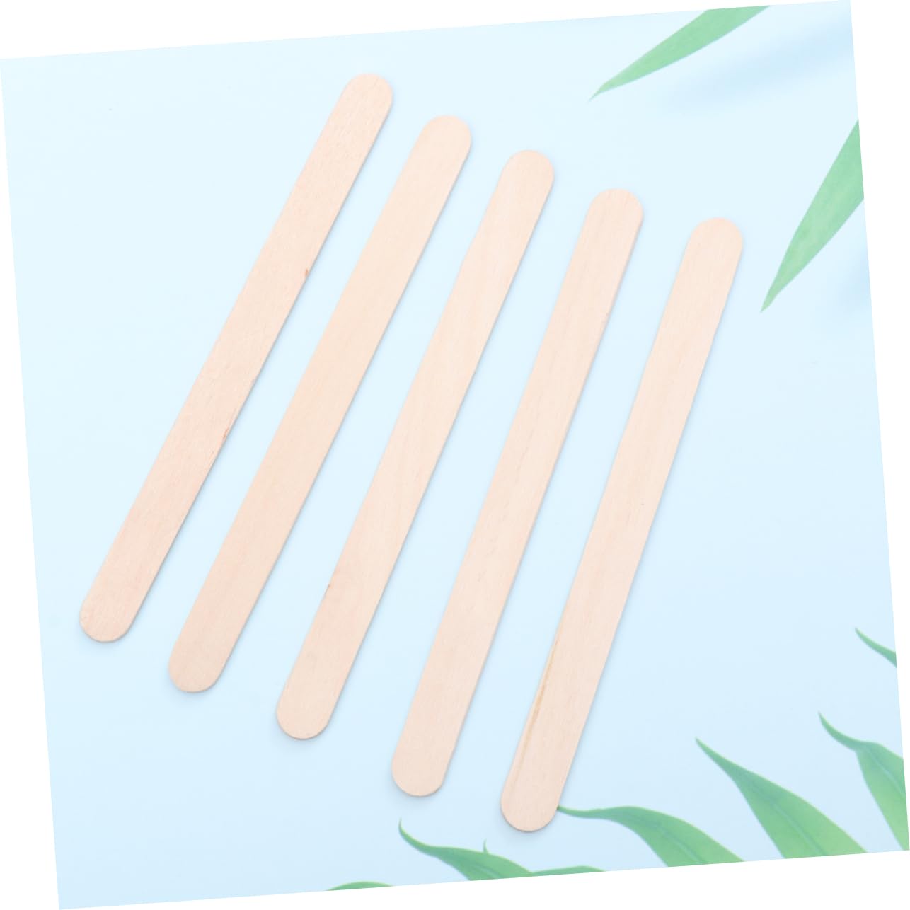 300 Pcs Wooden Wax Spatulas - Waxing Tools for Hair Removal, DIY Waxing, and Beauty Salons - Perfect for Eyebrow Shaping, Leg Waxing & Facial Hair Removal