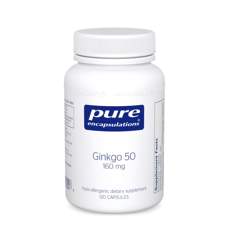 Premium Ginkgo Biloba Extract 50mg 160 Capsules - Supports Memory, Focus & Brain Health - Natural Herbal Supplement for Cognitive Function & Mental Clarity - Perfect for Students, Professionals & Seniors