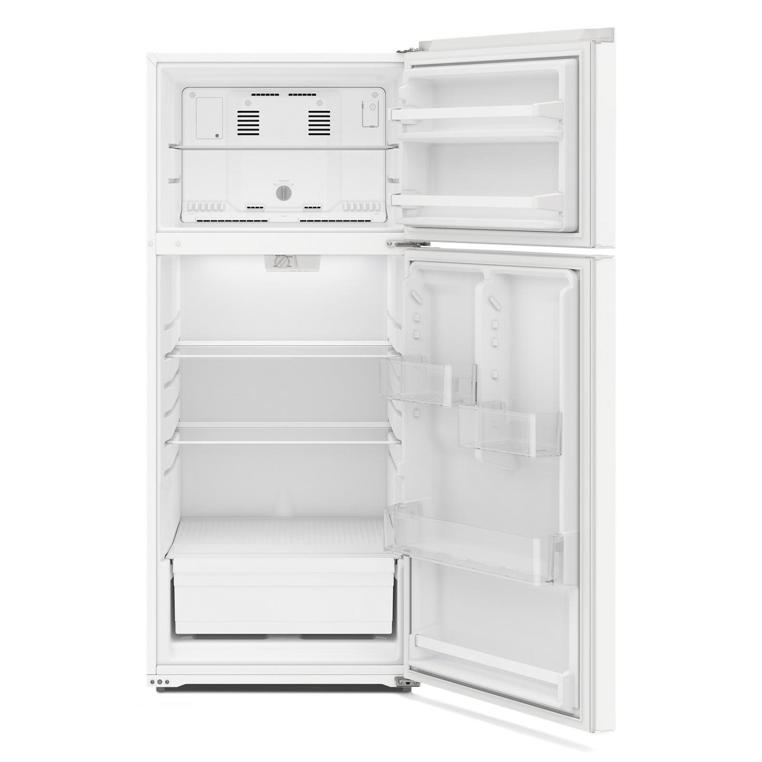 Amana 16.4 Cu. Ft. White Top Freezer Refrigerator ARTX3028PW - Energy Efficient Kitchen Appliance for Home, Apartment & Office Use