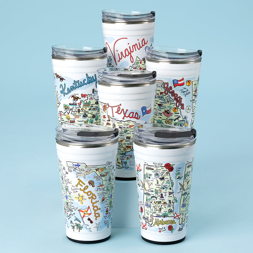 24oz Arkansas Party Cups - Bulk Disposable Plastic Cups for Beer, Cocktails & Drinks - Perfect for BBQs, Tailgates, Weddings & Parties