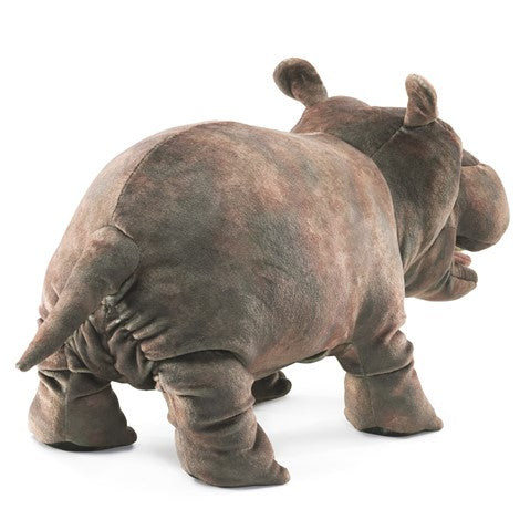 Adorable Baby Hippo Hand Puppet - Soft Plush Animal Toy for Kids, Storytelling & Interactive Play - Perfect for Preschool, Daycare & Family Fun
