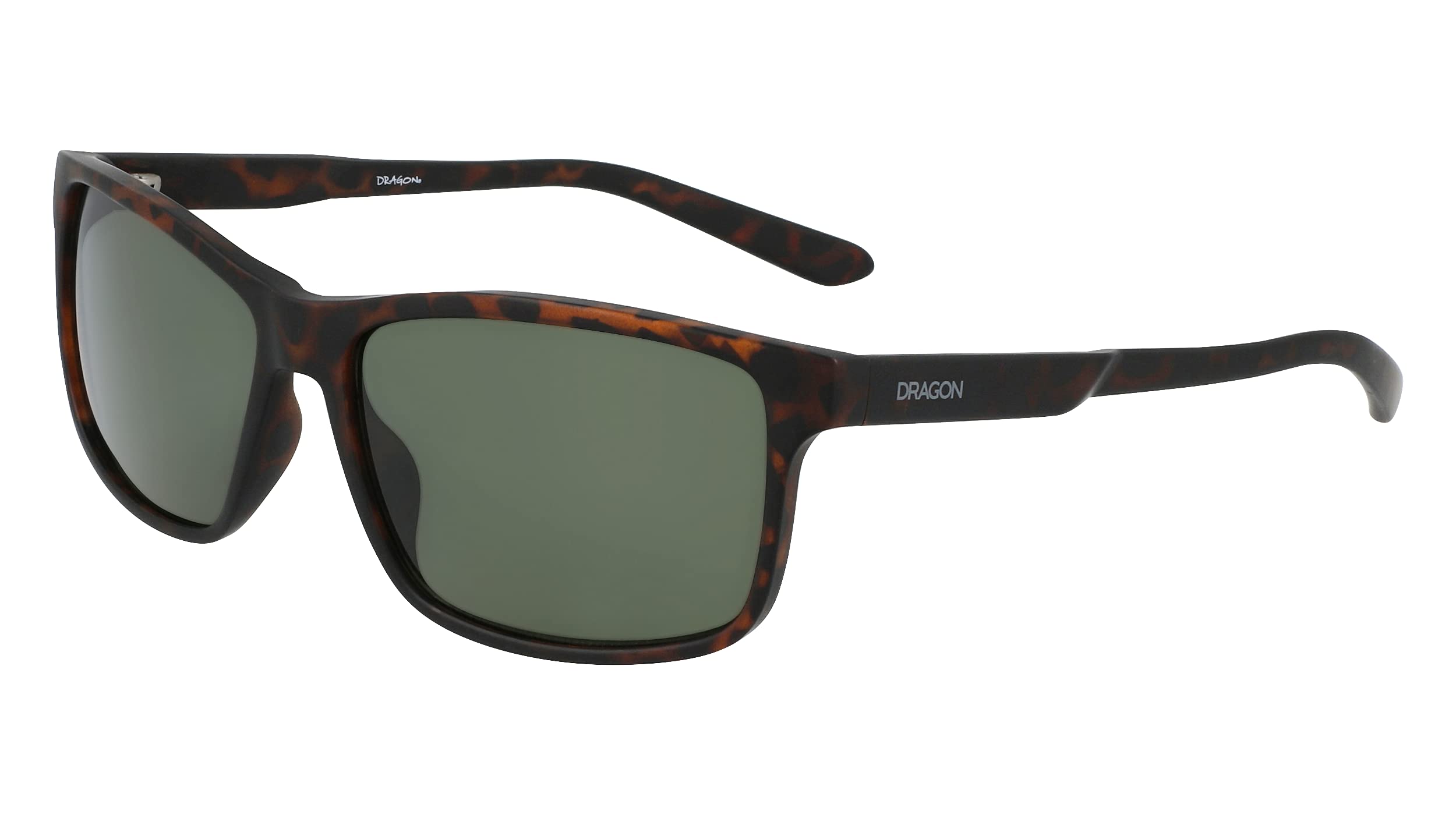 Eco-Friendly Dragon Men's Recycled Rectangular Sunglasses - UV Protection, Polarized Lenses for Outdoor Activities, Driving & Beach Wear