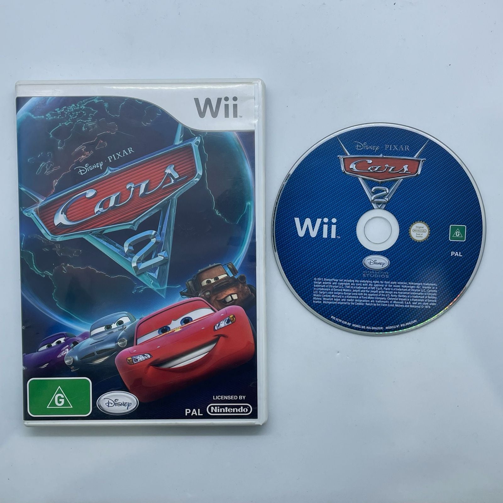 Disney Pixar Cars 2 Racing Video Game for Nintendo Wii - Fun Family Game for Kids & Adults | Perfect for Birthday Gifts & Game Nights