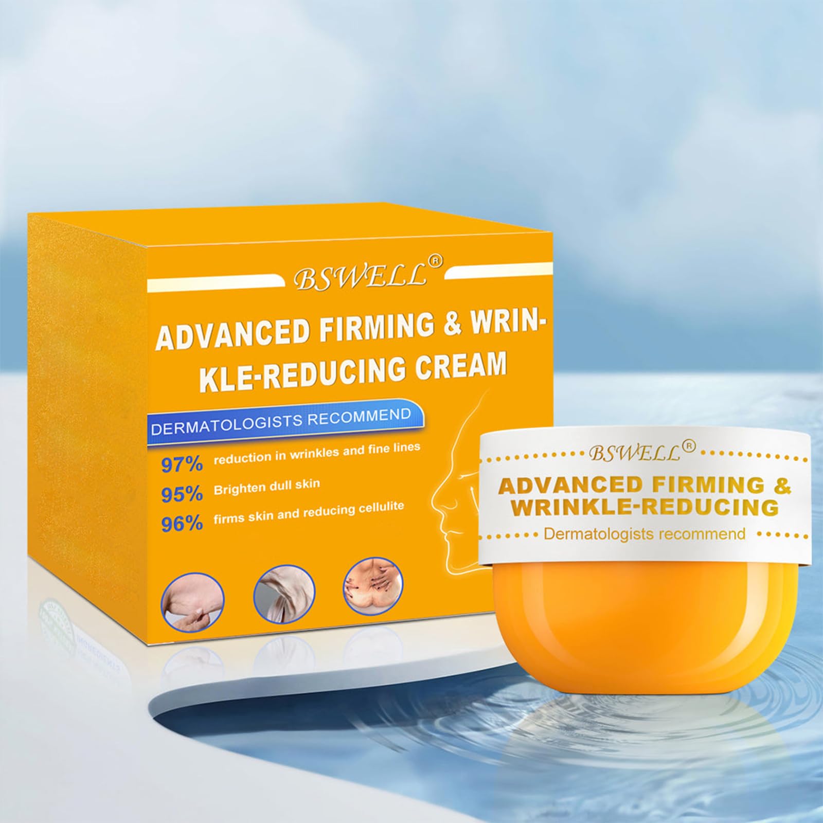 Advanced Firming & Wrinkle-Reducing Face Cream with Collagen & Elastin | Deeply Nourishing Moisturizer for Women | Hydralucence Blend Formula for Youthful Radiance (4 x 50ml) | Perfect for Night Routine & Anti-Aging Skincare