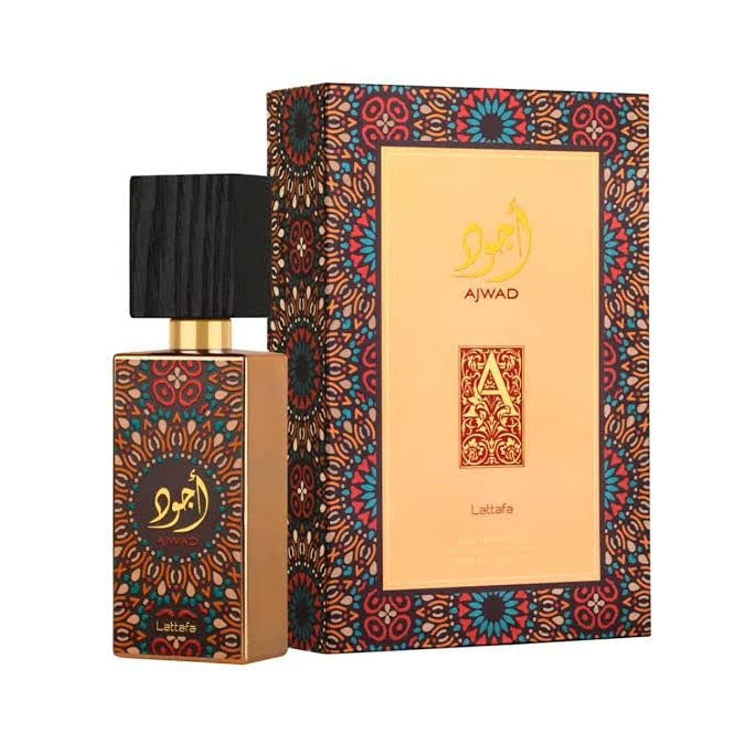 Lattafa Ajwad Long Lasting Perfume for Men & Women - Eau De Parfum 60ml | Unisex Fragrance for Day & Night Wear, Special Occasions & Gifting
