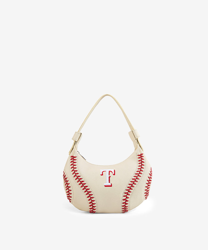MLB Texas Rangers Team Hobo Bag - Stylish Crossbody Shoulder Bag for Women & Men - Perfect for Baseball Games, Travel & Everyday Use