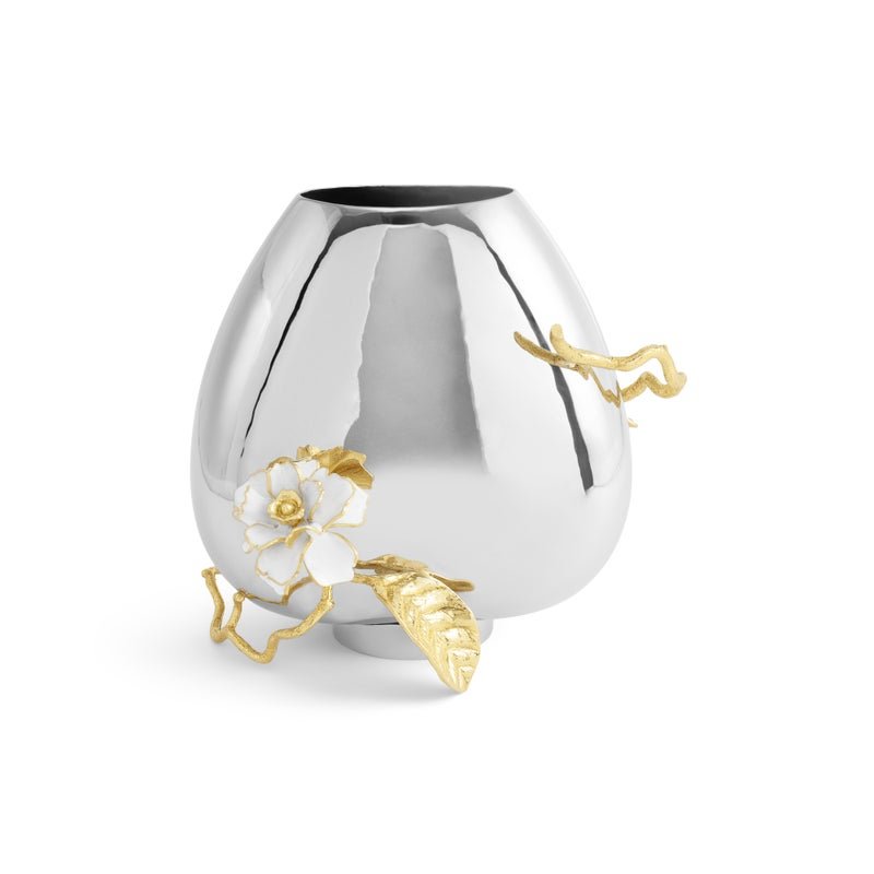 Elegant Glass Gardenia Vase - Perfect for Home Decor, Wedding Centerpieces & Floral Arrangements